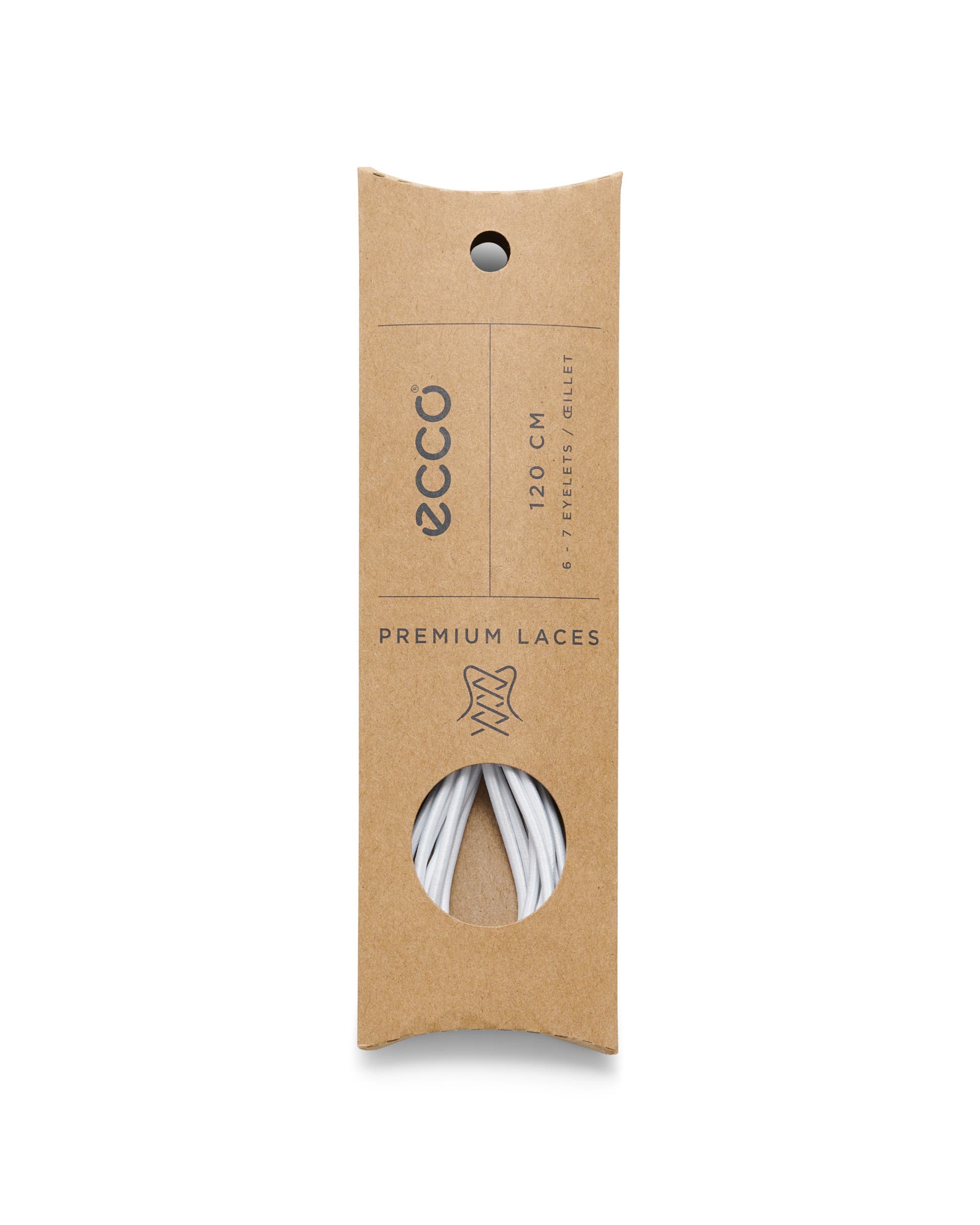 ECCO® Fast Lock Schnürsenkel - Weiß - Detail-2