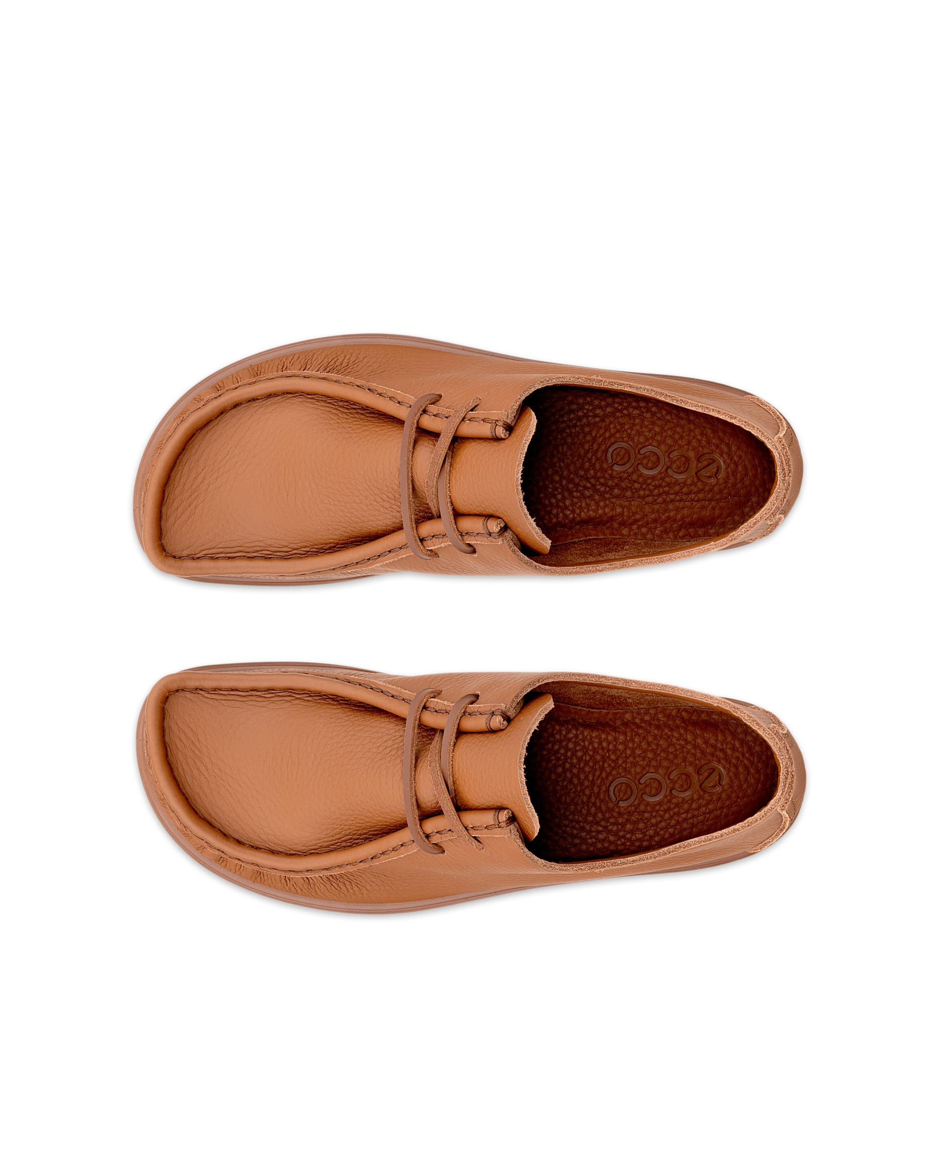 ECCO® JOKE Herren Lederschnürschuh - Braun - Top left pair