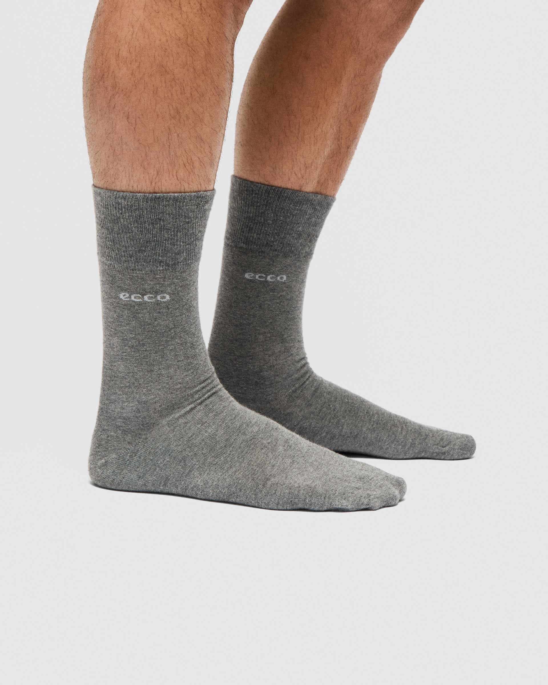 ECCO® Longlife chaussettes mi-hautes unisex - Gris - Lifestyle image-1