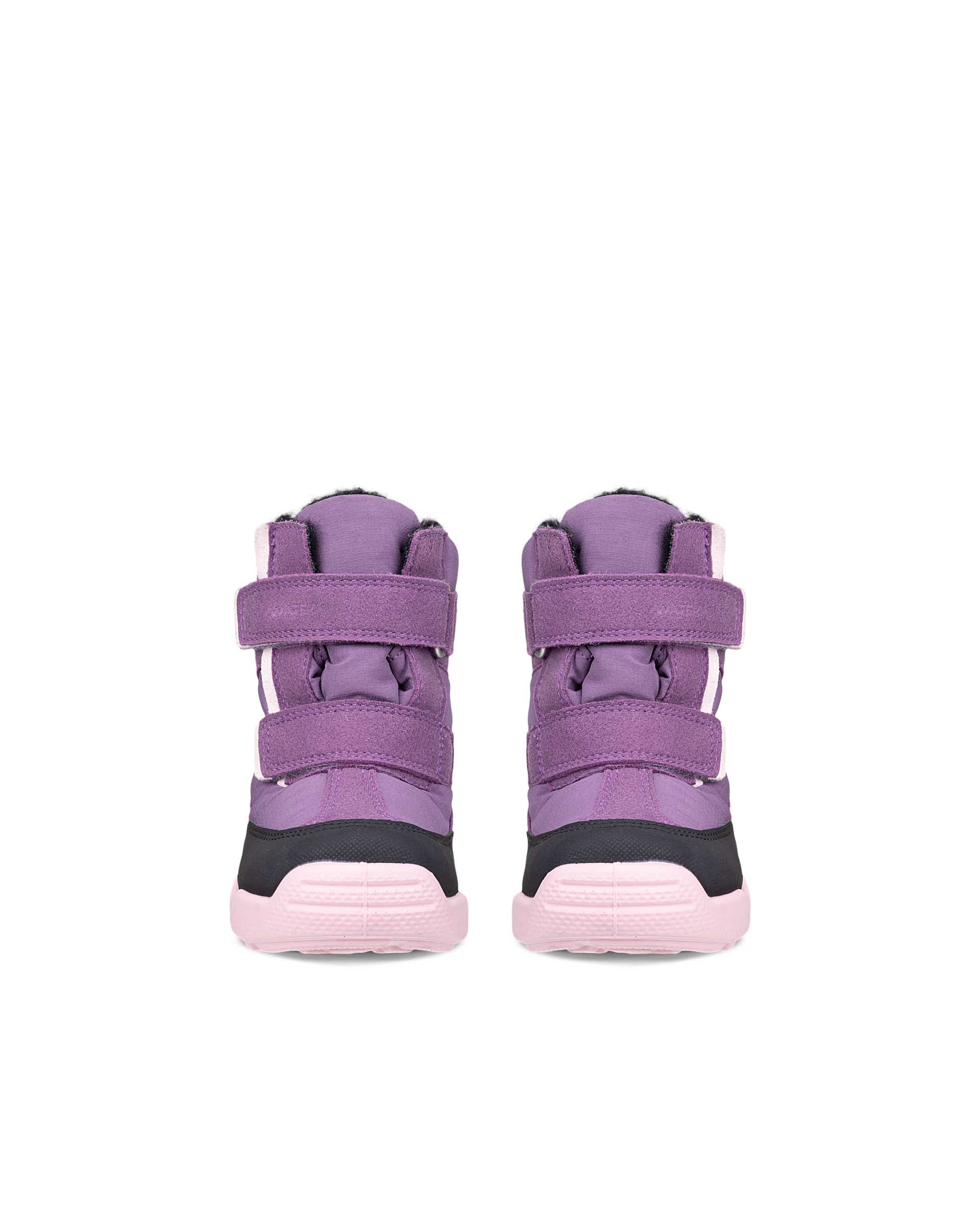ECCO® URBAN MINI gyerek vízálló textil téli csizma - Rózsaszín - Front pair