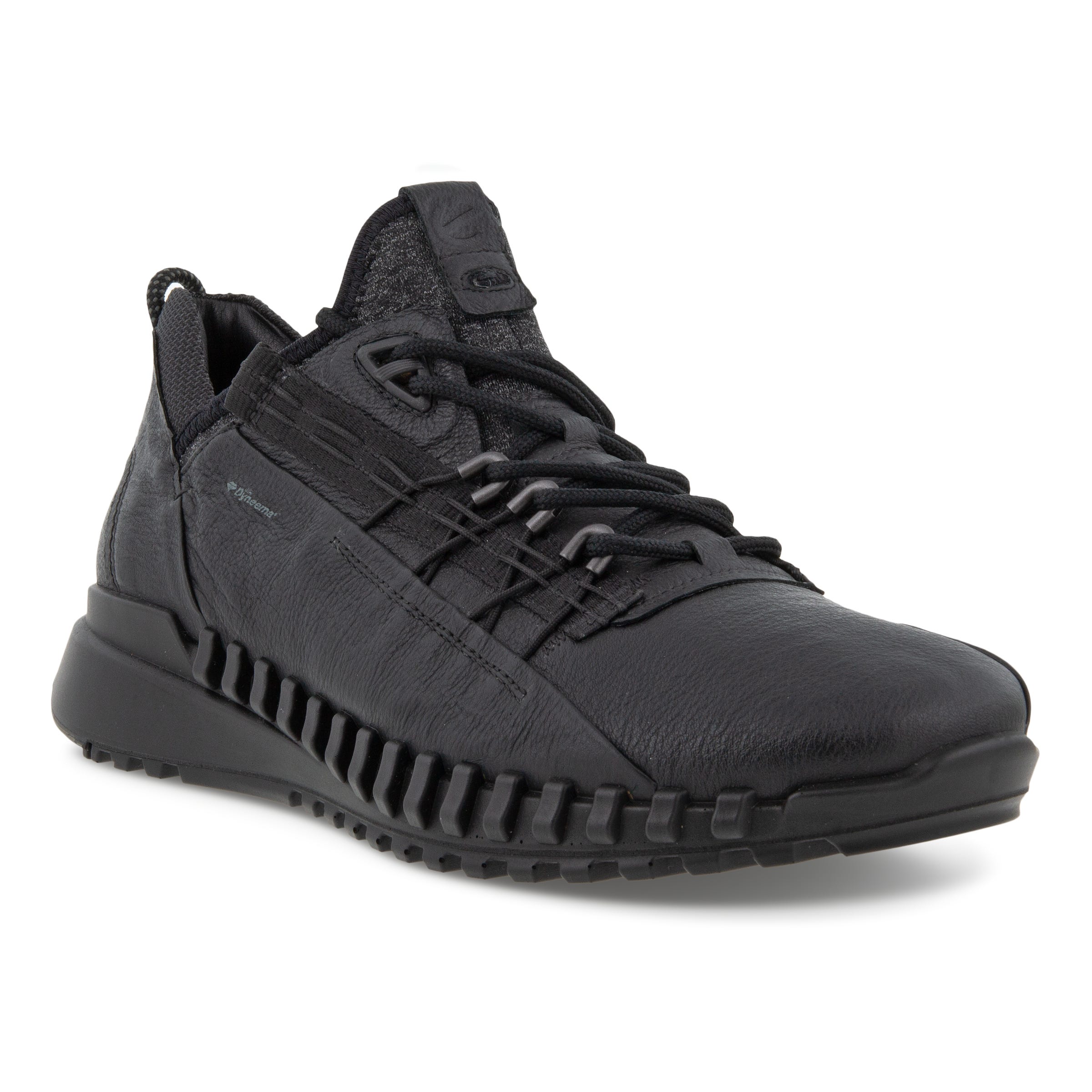 ECCO Zipflex Dyneema メンズ レザースニーカー - ブラック - Main