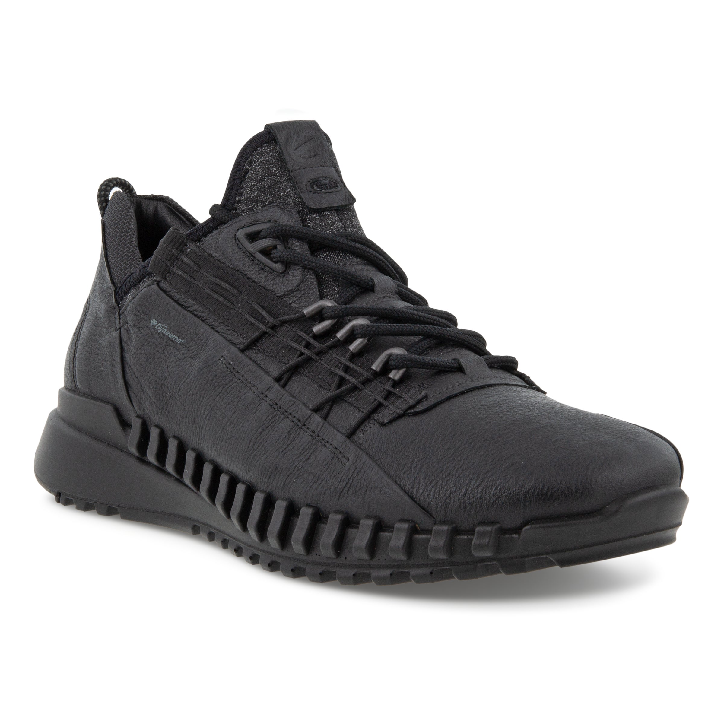ECCO Zipflex Dyneema メンズ レザースニーカー - ブラック - Main