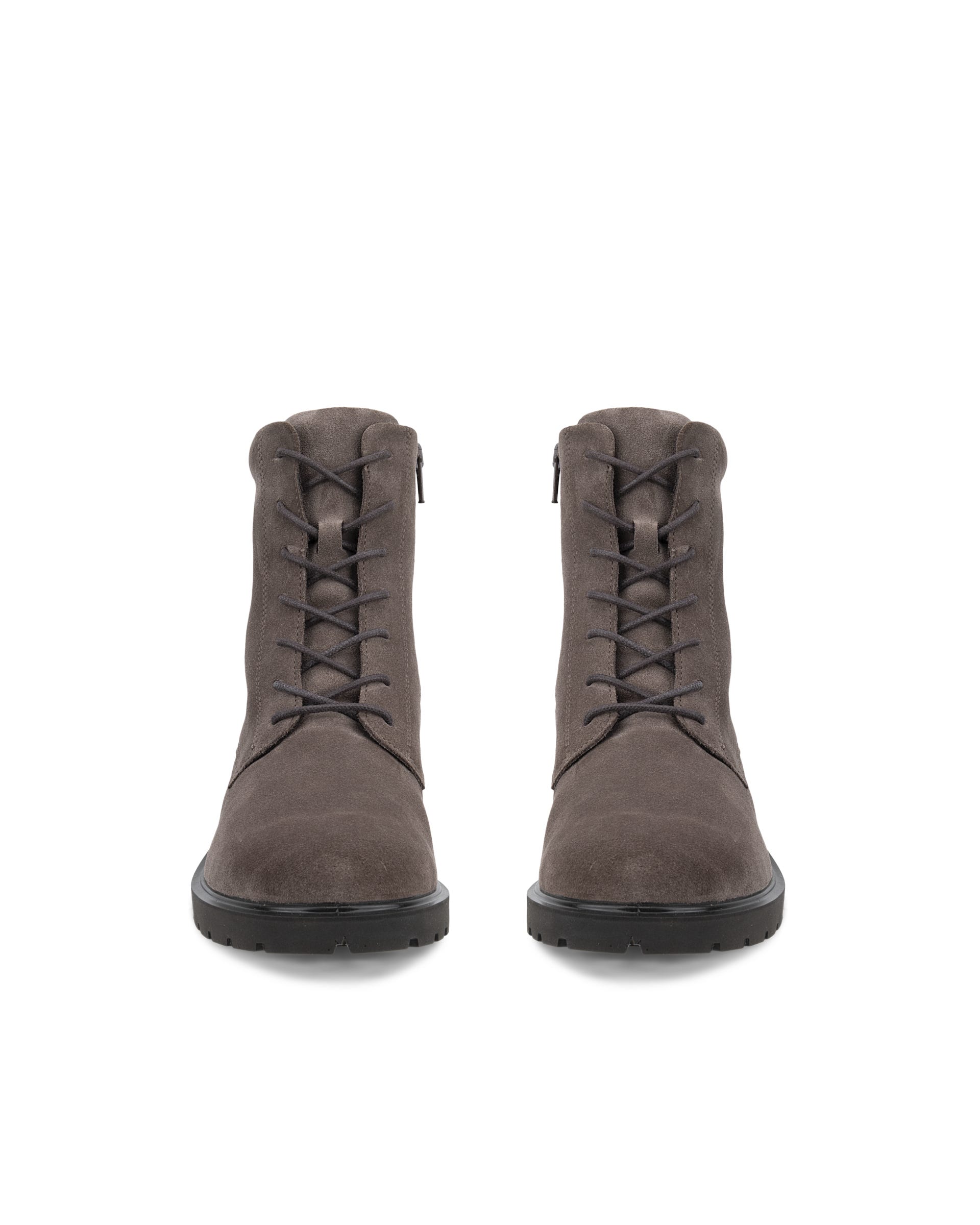 Women's ECCO® METROPOLE VIENNA Suede Mid-Cut Boot - Brown - Outside