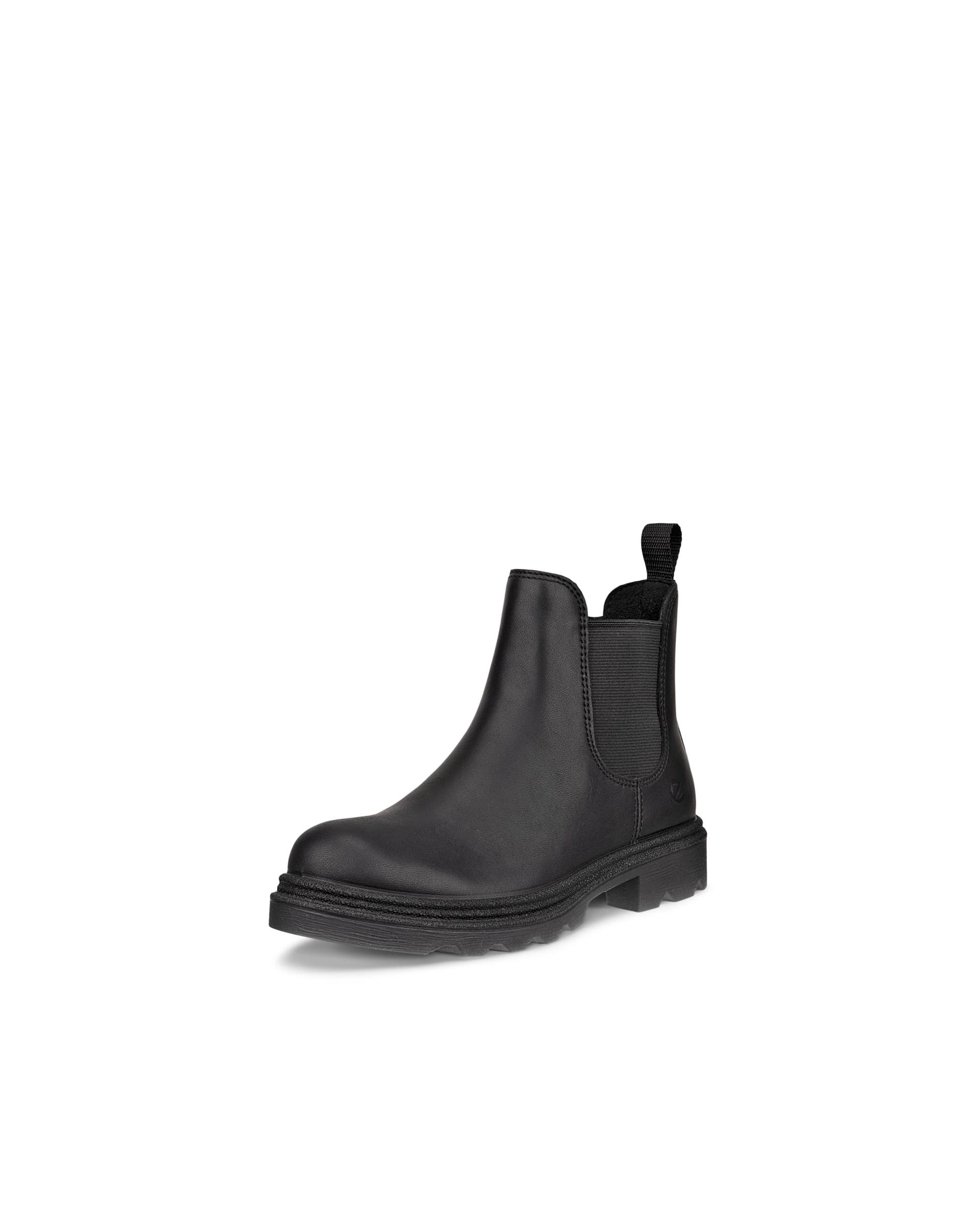 ECCO® Grainer Vattentät Chelseaboots skinn barn - Svart - Main