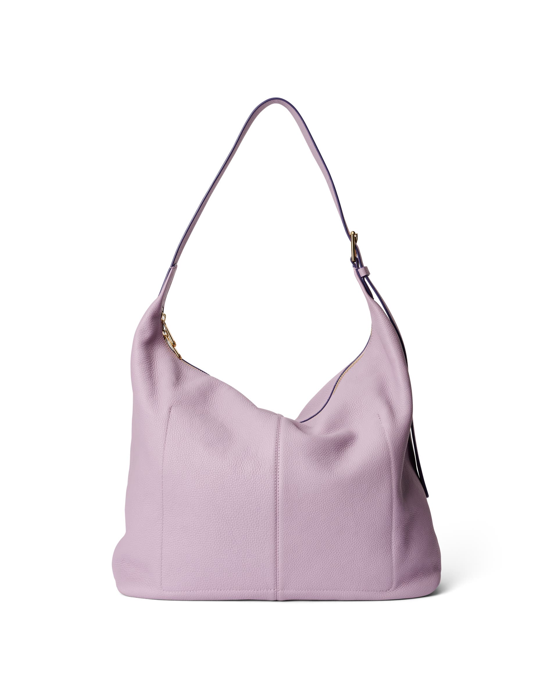 ECCO Hobo Large Soft Pebbled レザーホーボーバッグ - パープル - Back