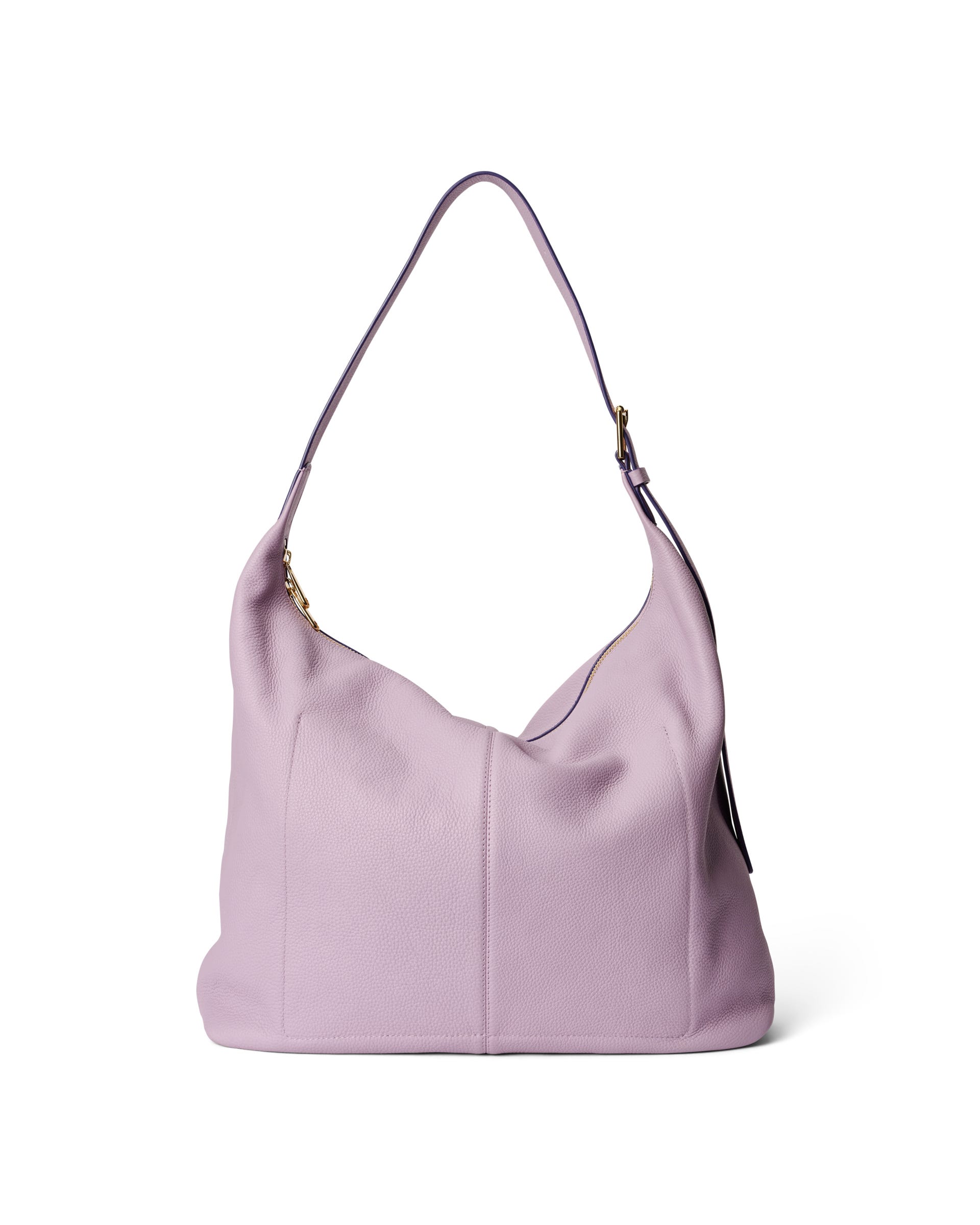 ECCO Hobo Large Soft Pebbled レザーホーボーバッグ - パープル - Back