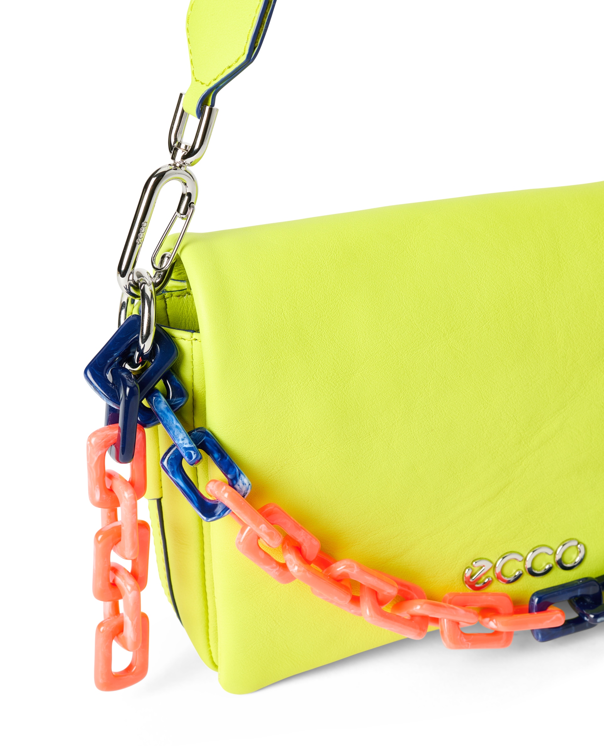 Kožená crossbody kabelka ECCO® Pinch - Zelená - Detail-1