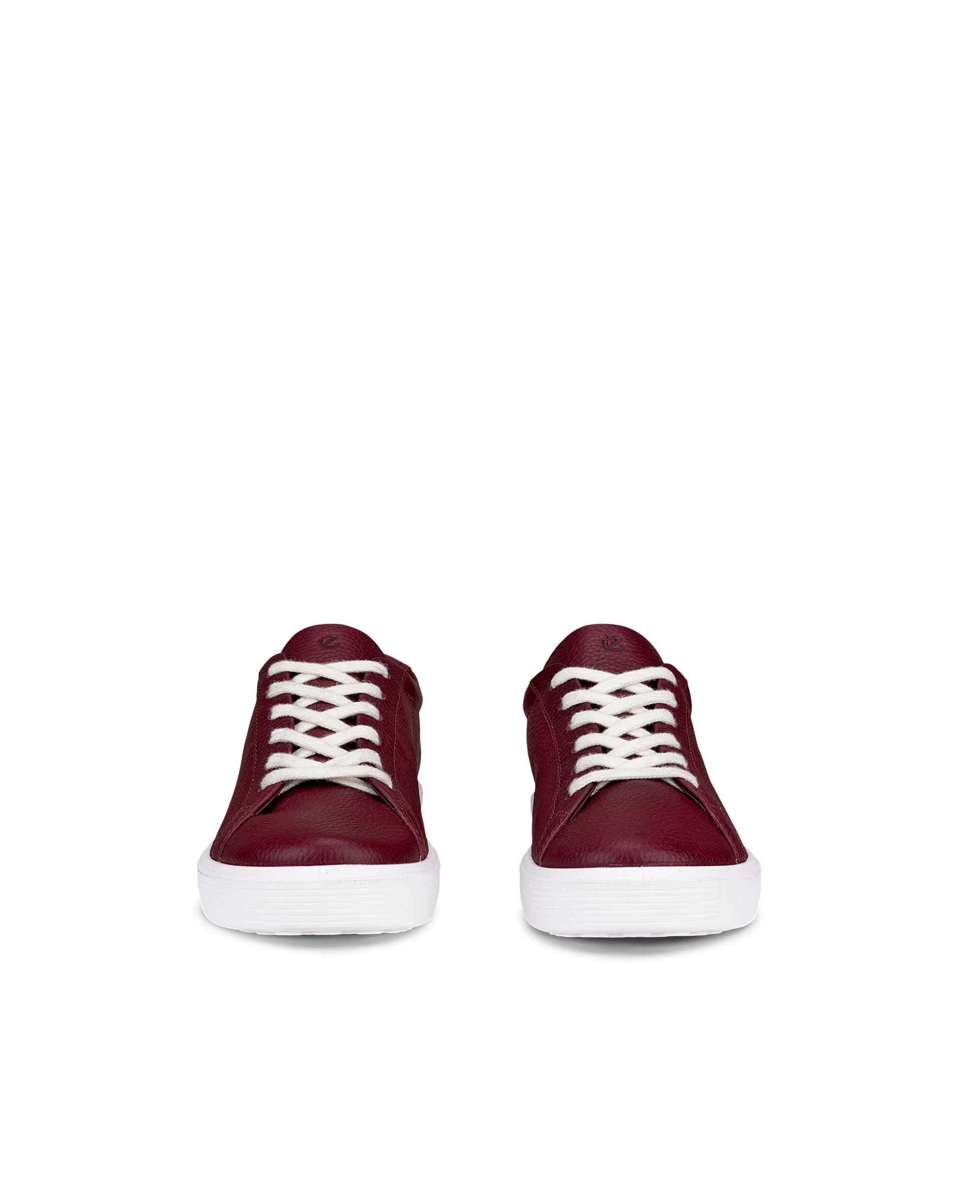 ECCO® SOFT 60 baskets en cuir pour femme - Rouge - Front pair