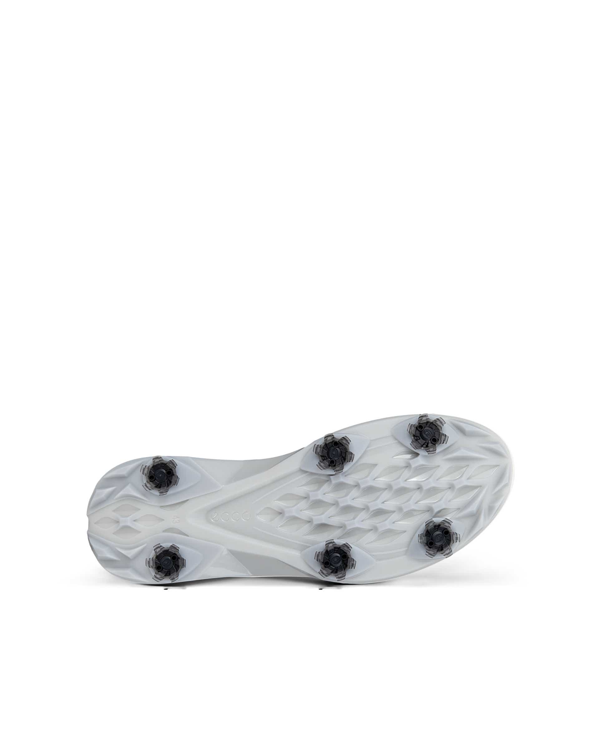 Men's ECCO® Golf Biom G5 Leather Cleated Waterproof Golf Shoe - White - Sole