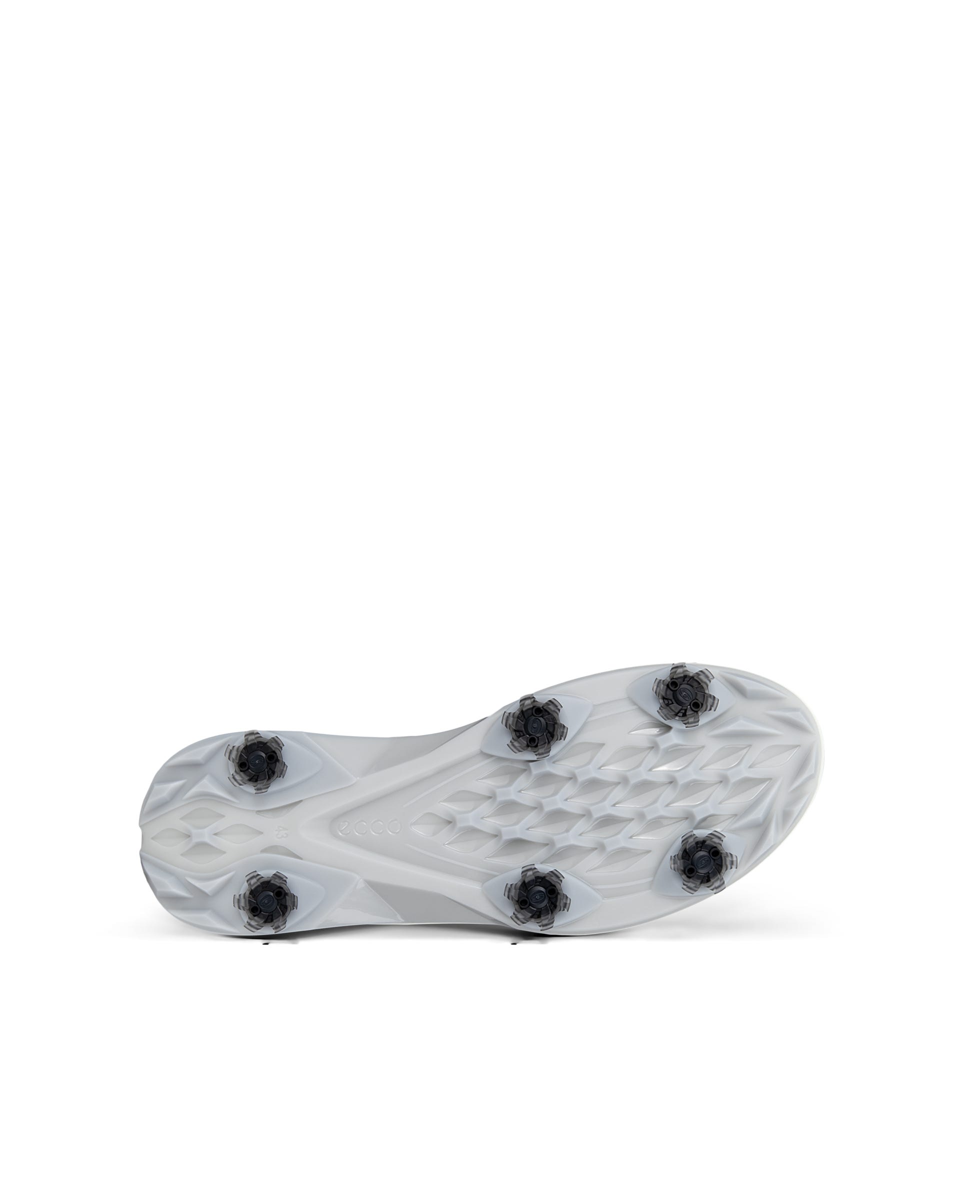 Men's ECCO® Golf Biom G5 Leather Cleated Waterproof Golf Shoe - White - Outside