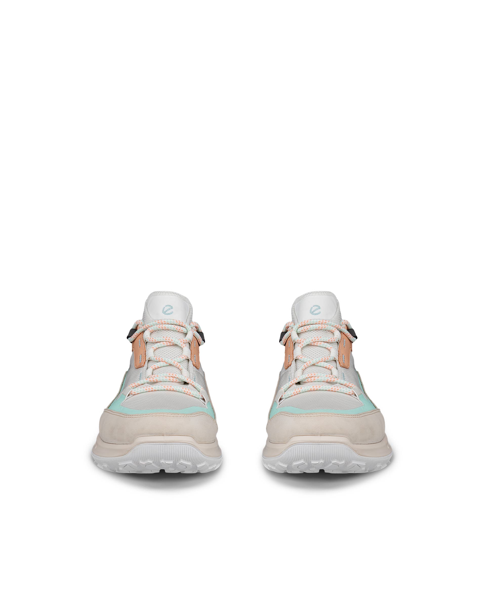 ECCO® ULT-TRN Damen Wasserdichte Trekkingschuhe aus Nubukleder - Weiß - Front pair