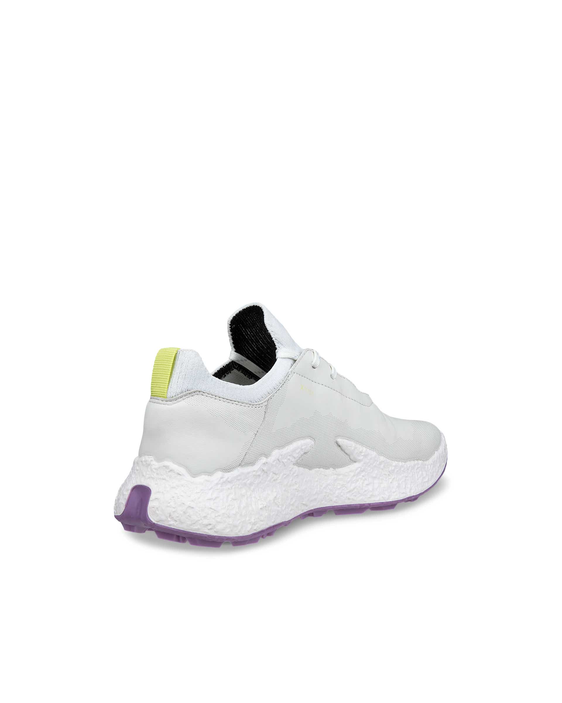 Women's ECCO® Golf Biom H5 Leather Waterproof Golf Shoe - White - Back