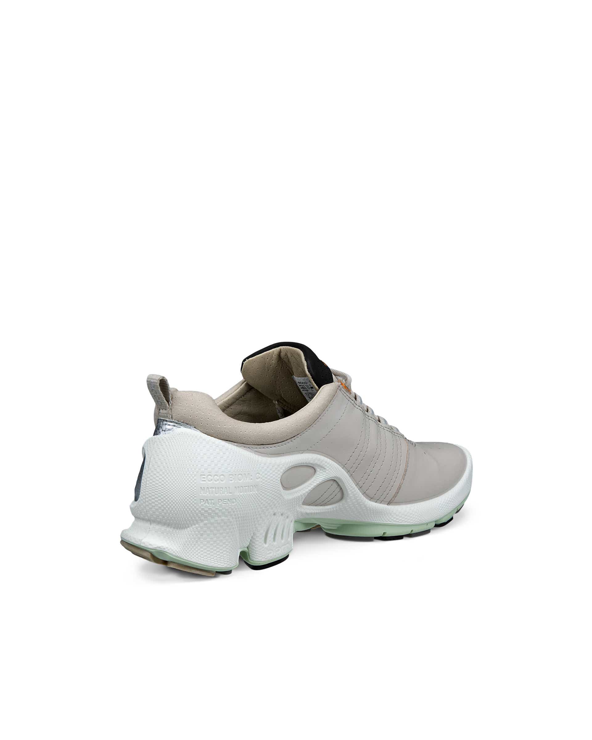 Women's ECCO® BIOM C Leather Sneaker - Grey - Back