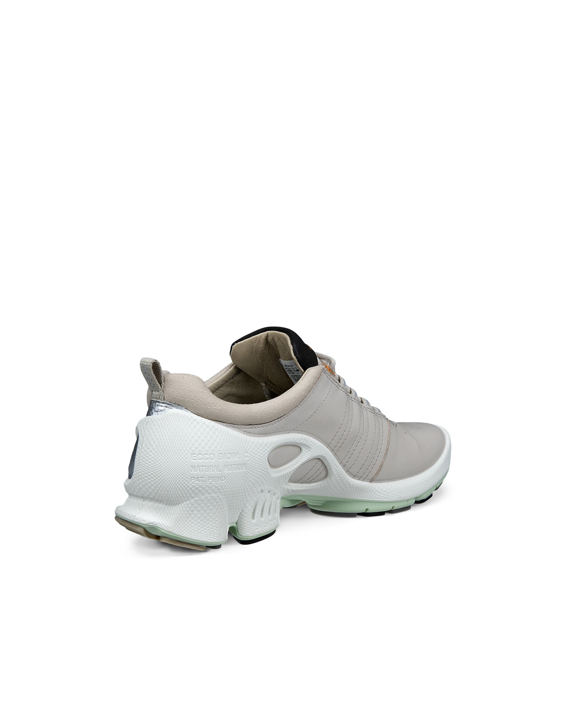 Women's ECCO® BIOM C Leather Sneaker - Grey - Back