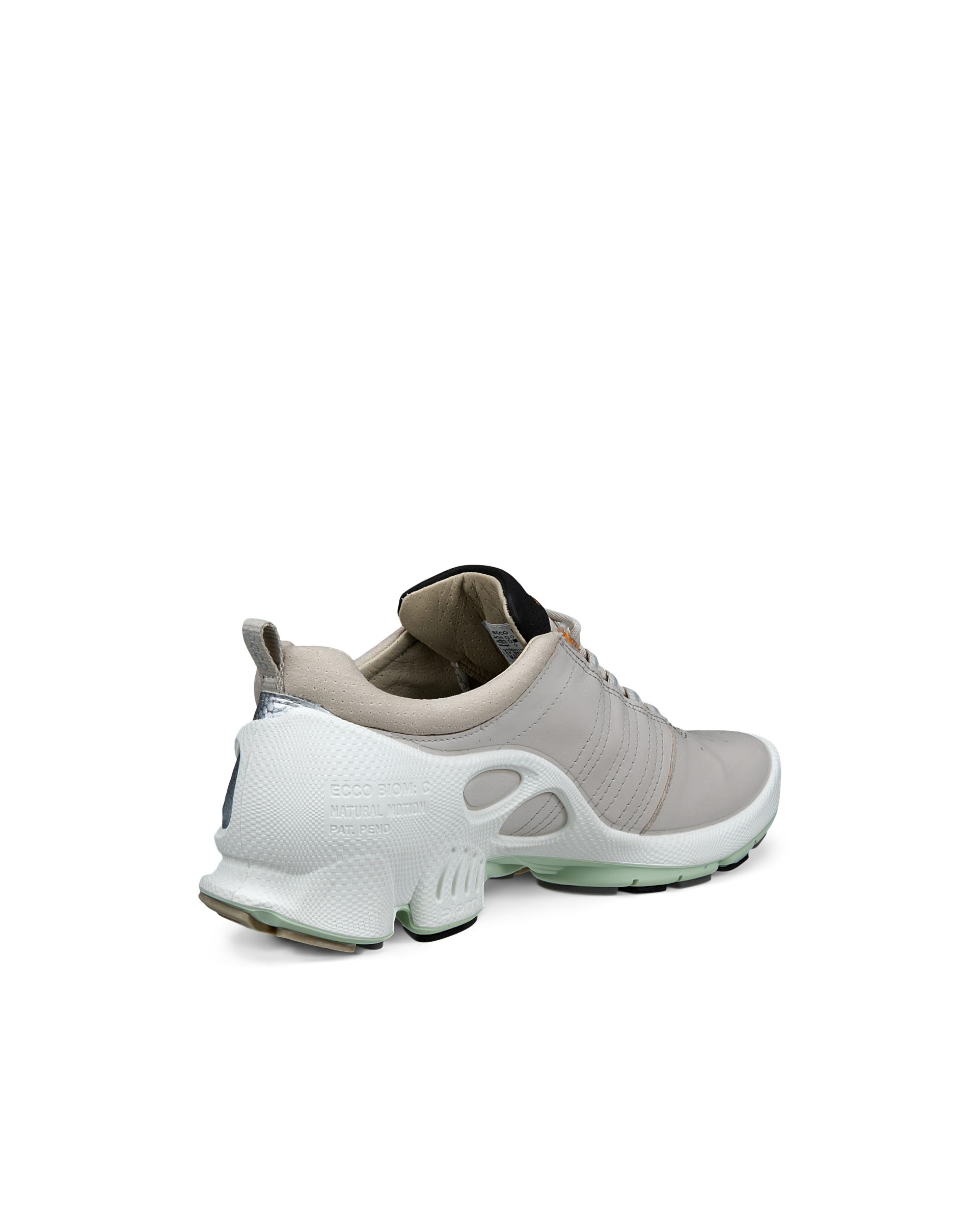 Women's ECCO® BIOM C Leather Sneaker - Grey - Back