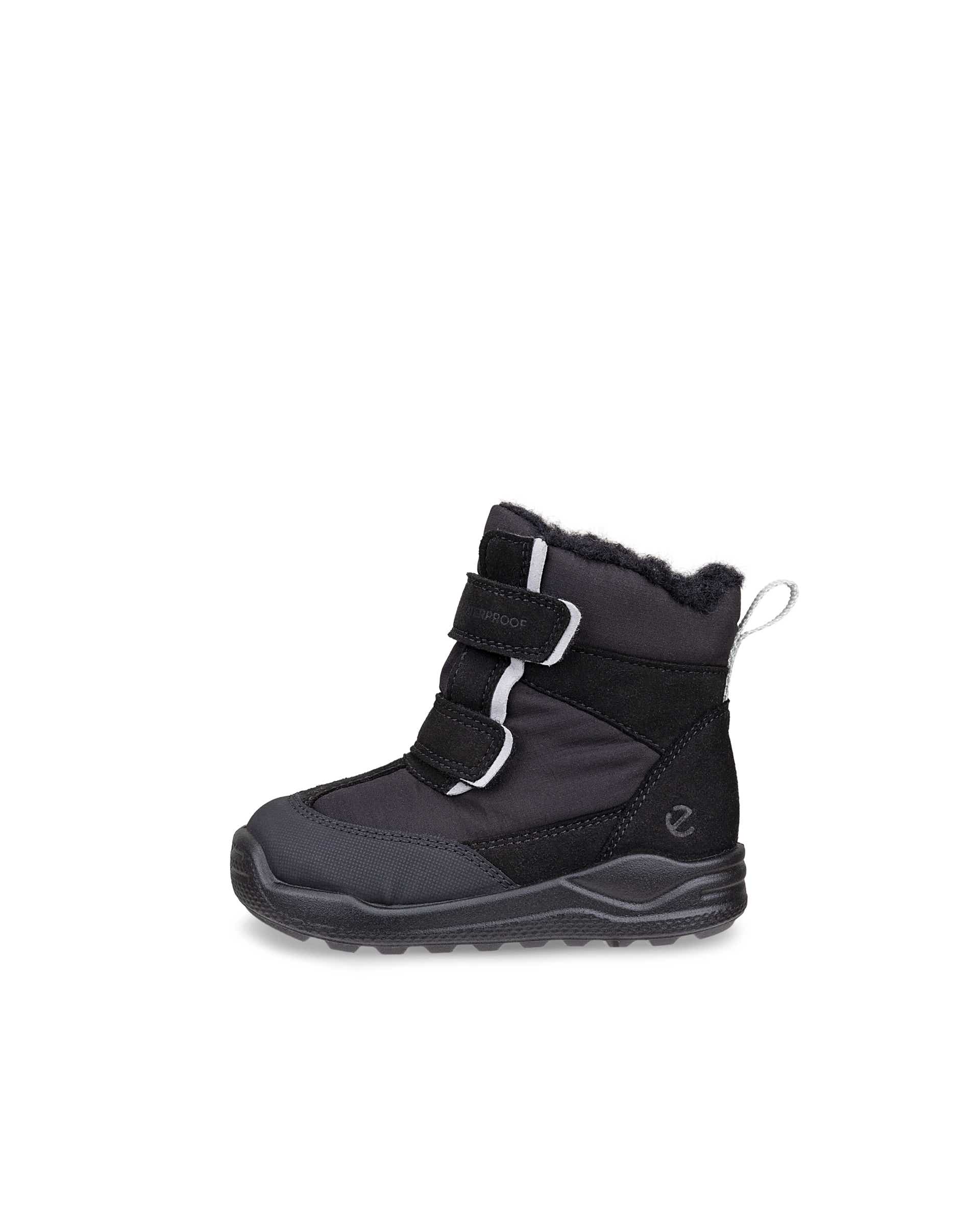 Botas impermeáveis inverno têxtil criança ECCO® URBAN MINI - Preto - Outside