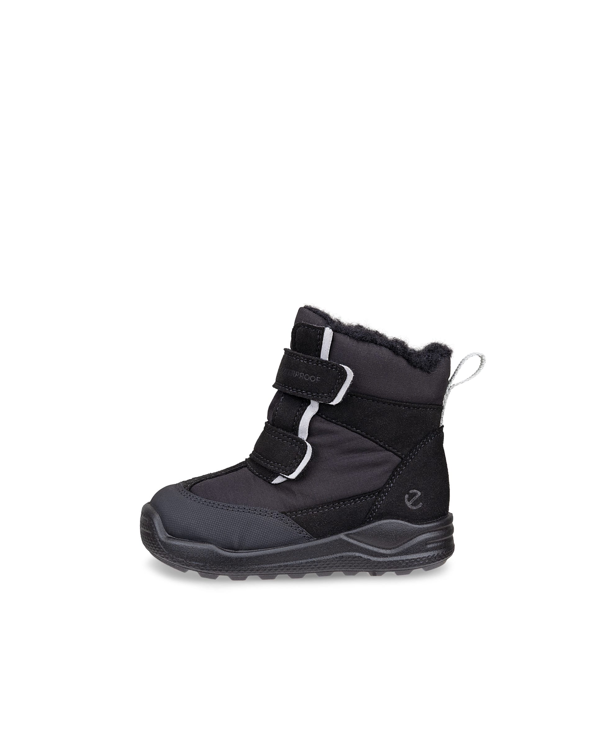 Botas impermeáveis inverno têxtil criança ECCO® URBAN MINI - Preto - Outside