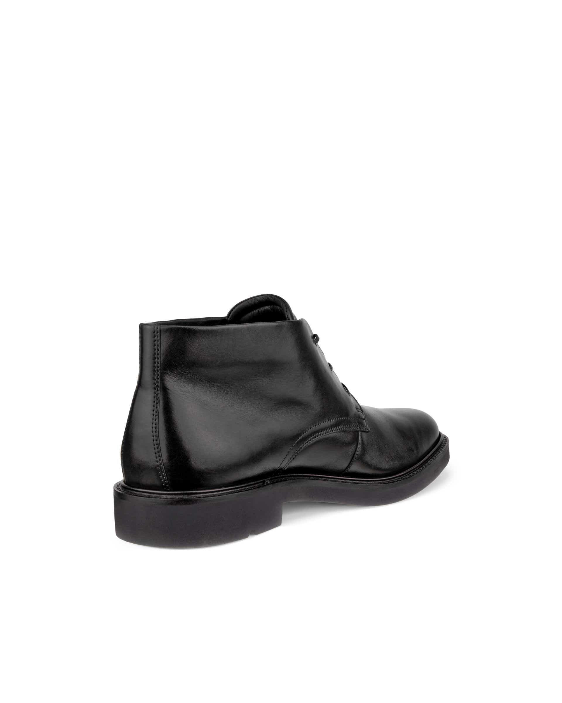 ECCO® Metropole London muške kožne čizme chukka - Crna - Back