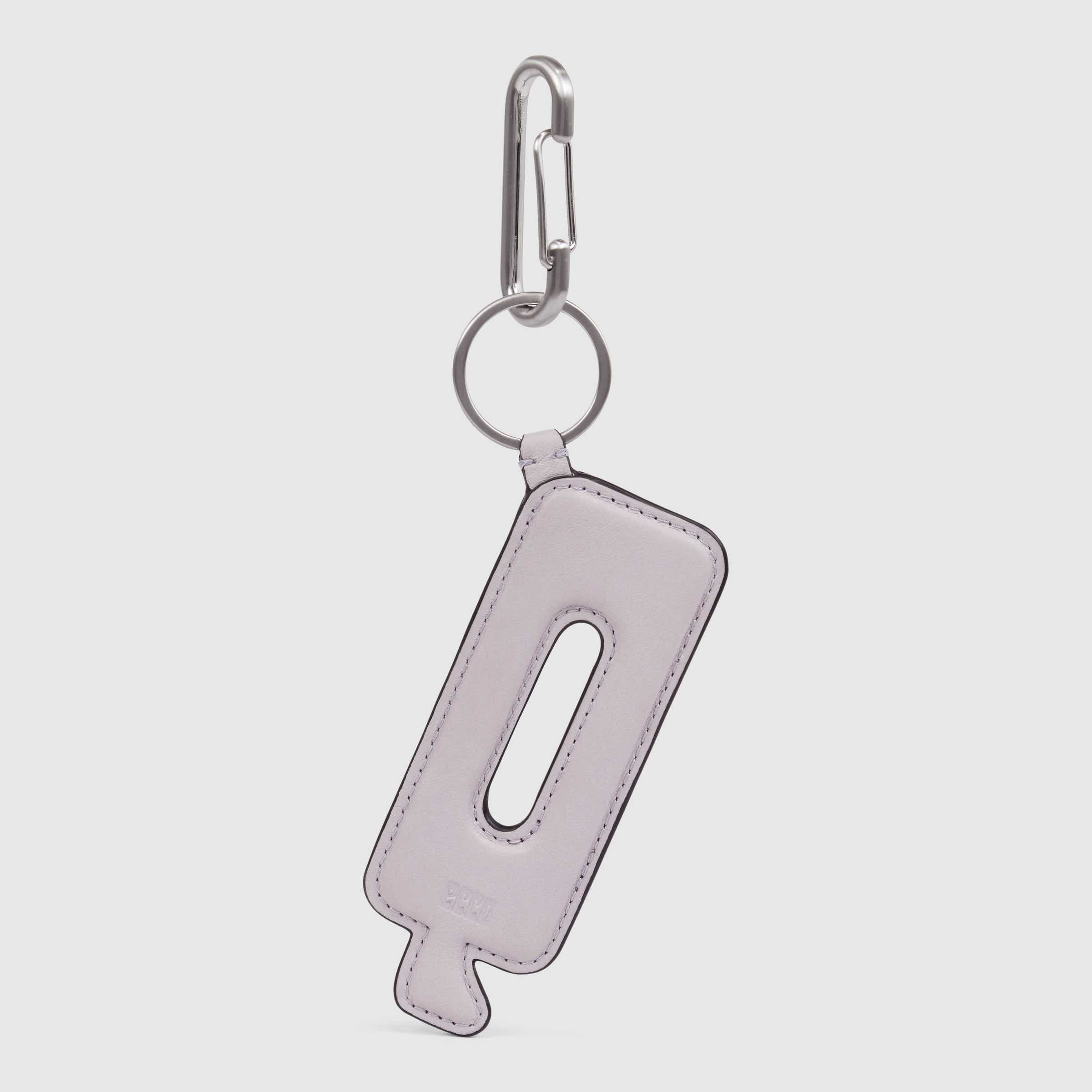 ECCO® E Padded 'Q' Leather Charm - Purple - Main