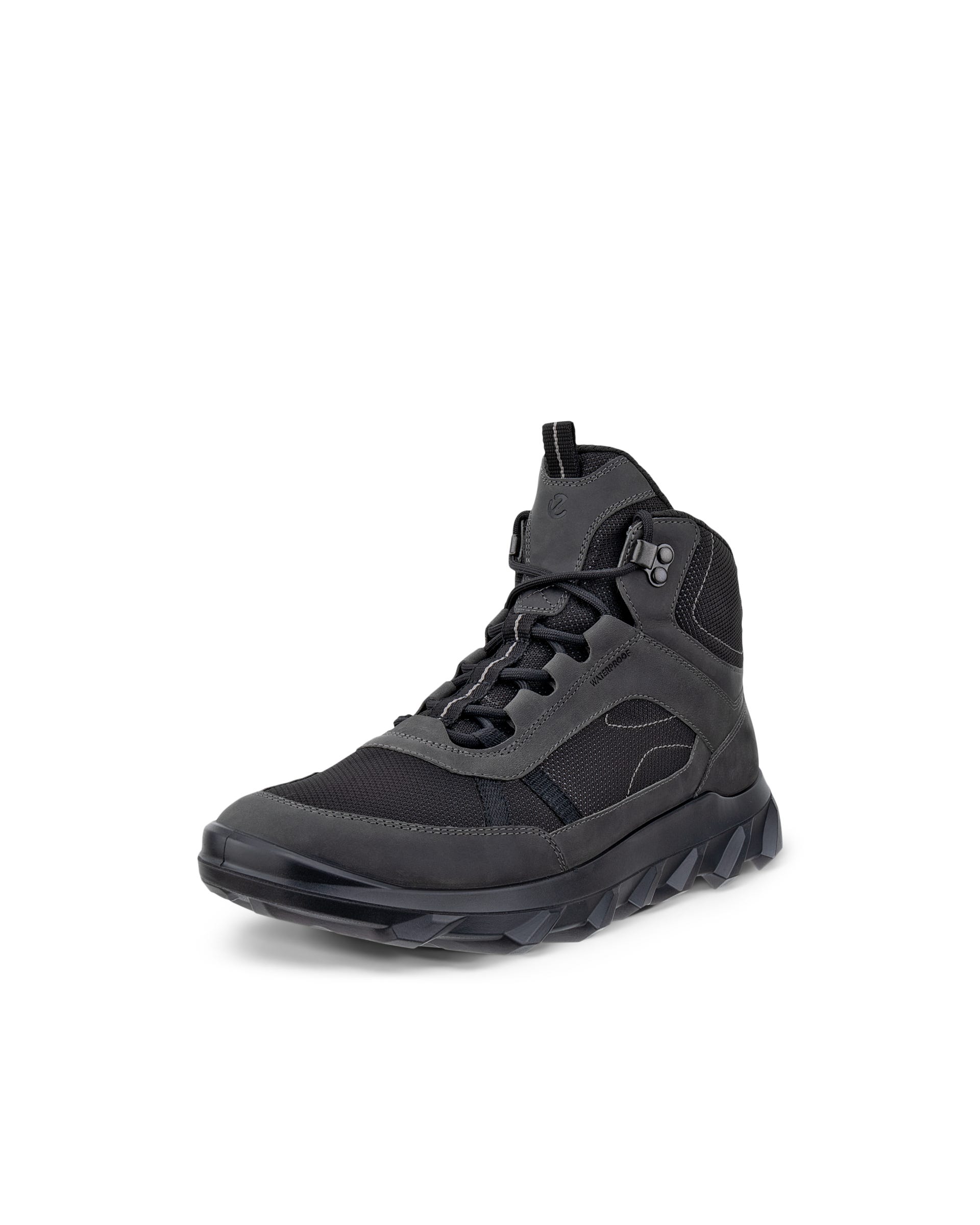 ECCO® MX Herren Wasserdichte Wanderschuh aus Nubukleder - Grau - Outside