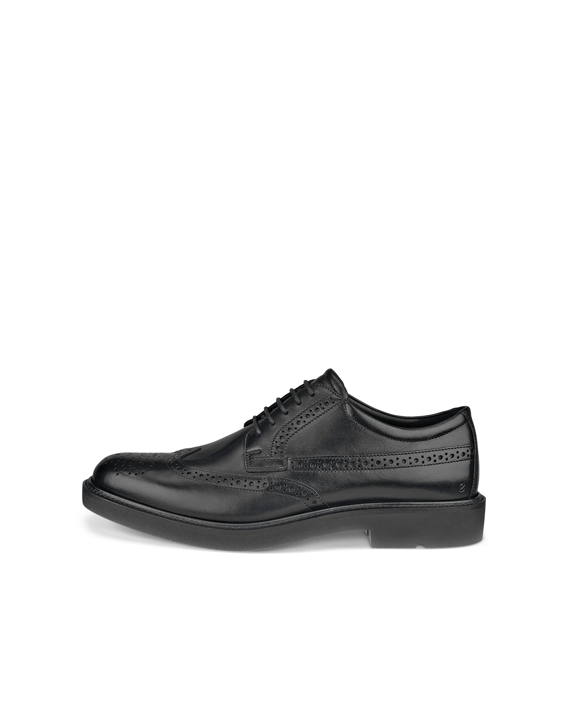ECCO® Metropole London odiniai „brogue“ stiliaus batai vyrams - Juoda - Outside