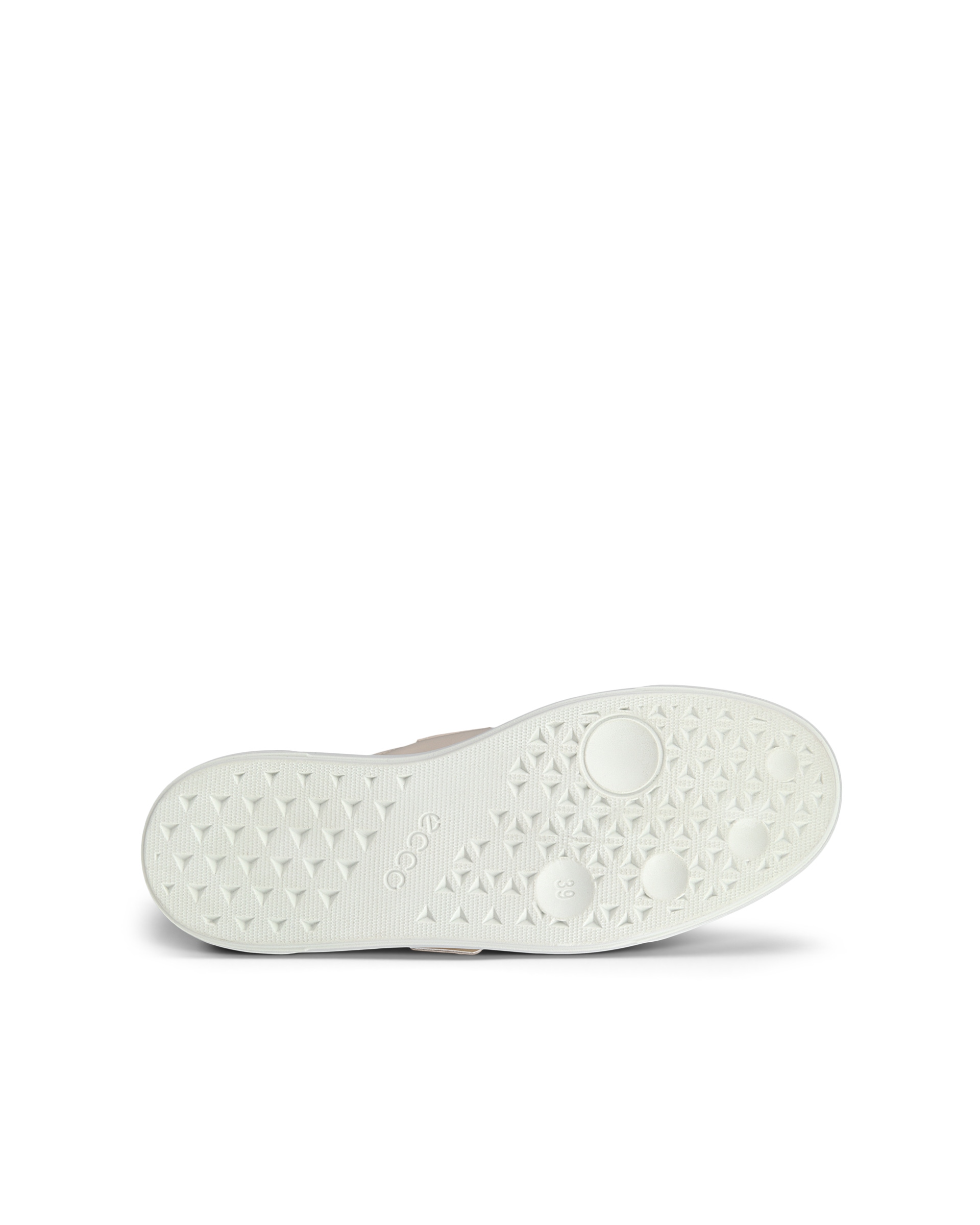 ECCO® Street Platform baskets en cuir pour femme - Beige - Sole