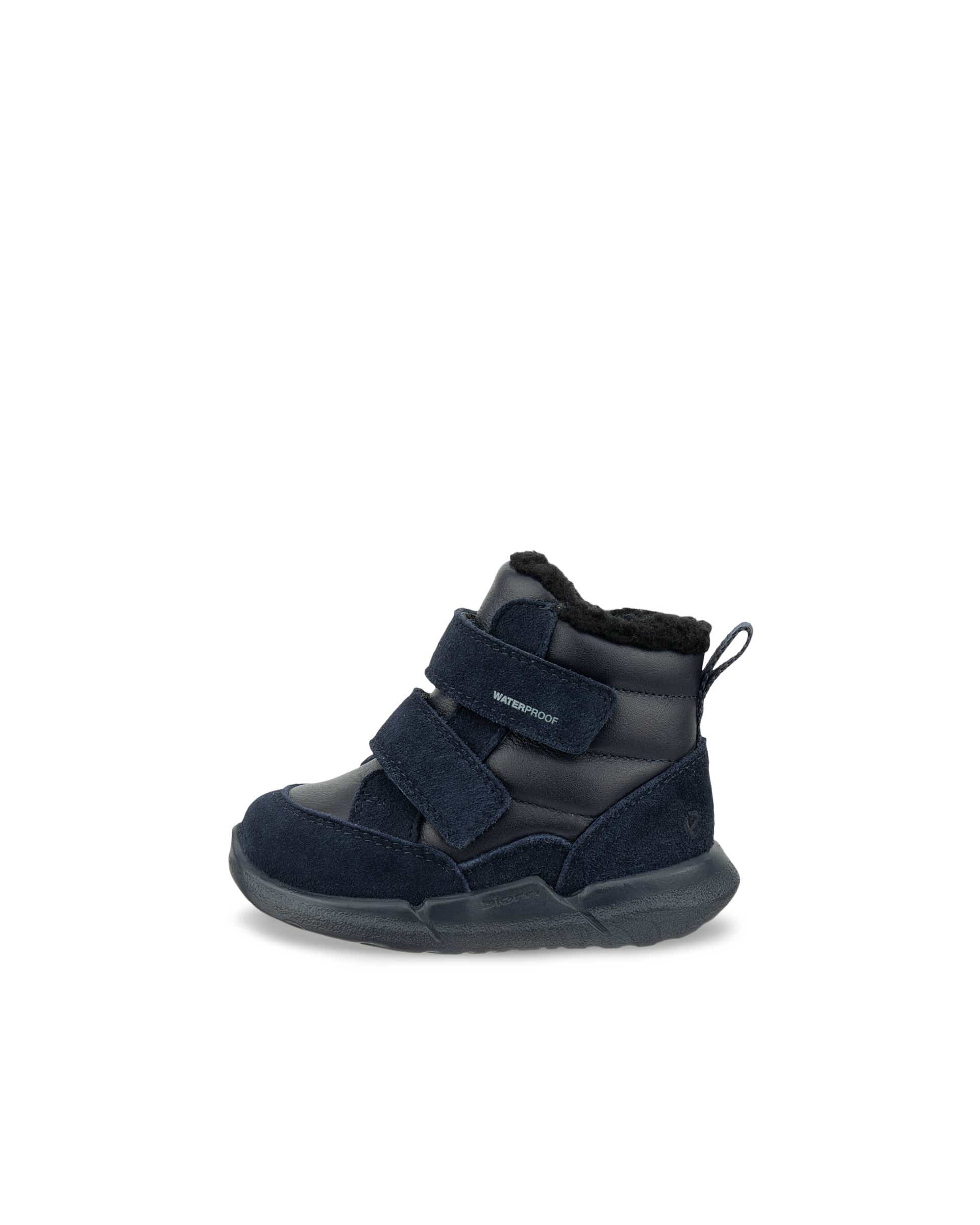 ECCO® BIOM 2.2 INFANT bottes d'hiver imperméable en daim pour enfant - Bleu - Outside