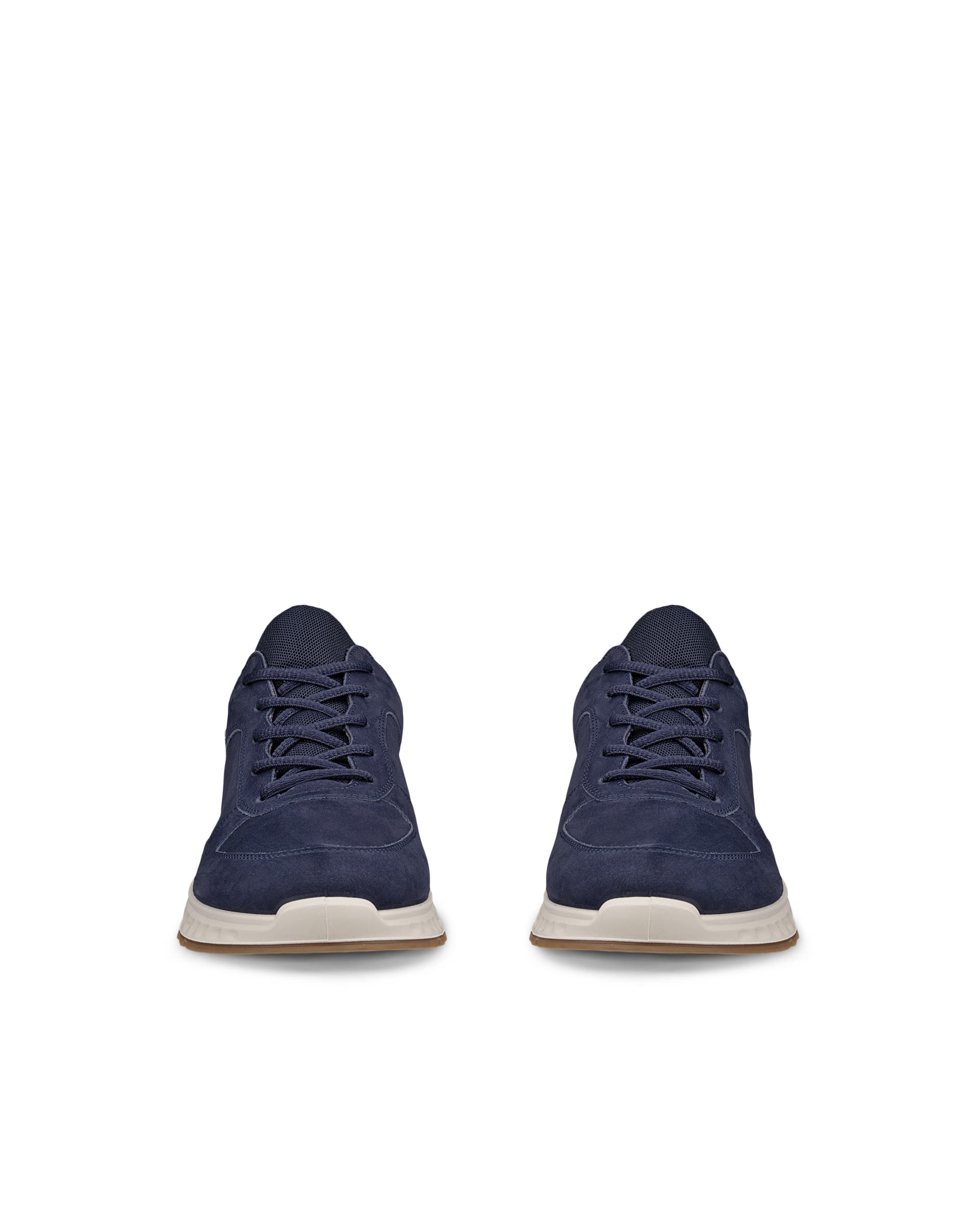 ECCO® Exostride Outdoor nubucksneaker med Gore-Tex dam - Blå - Front pair