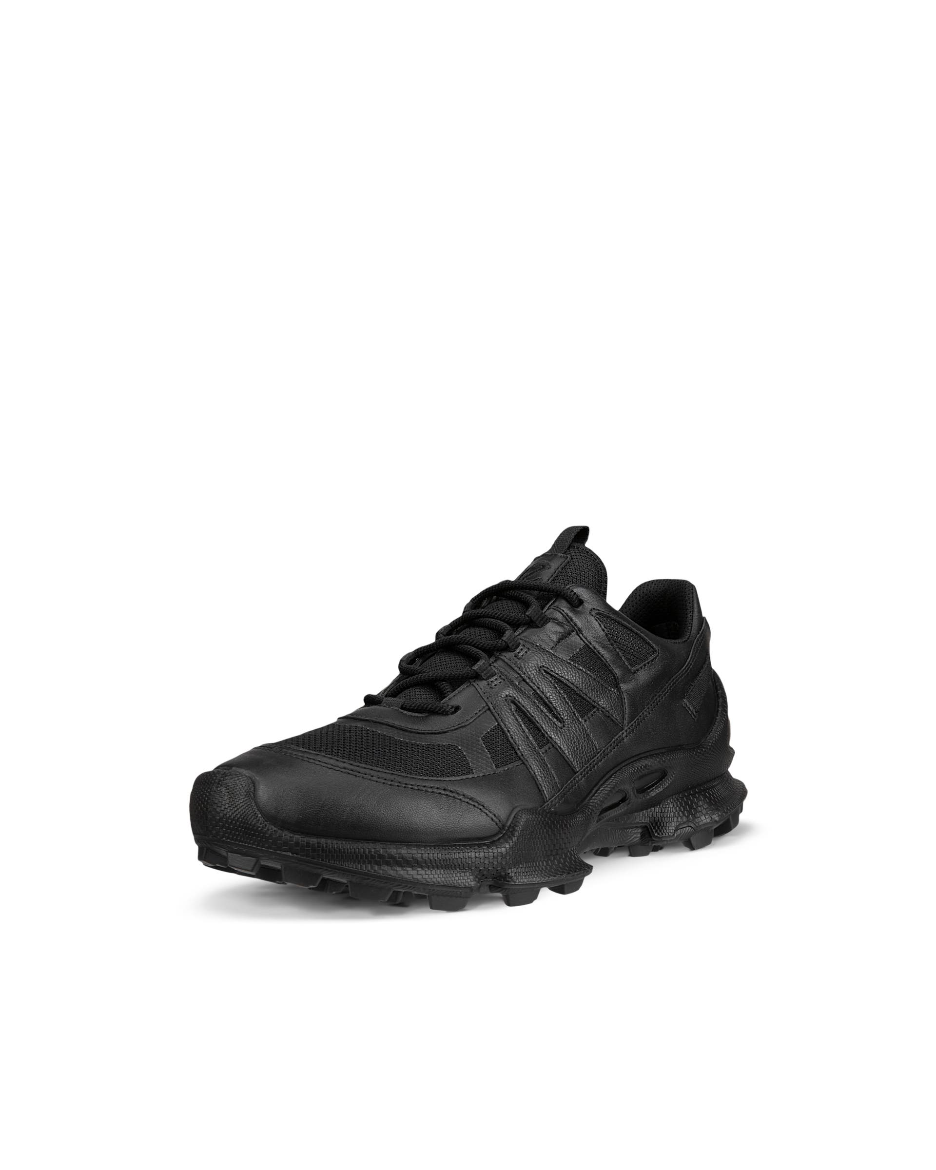 Men's ECCO® BIOM C-Trail Leather Gore-Tex Outdoor Sneaker - Black - Main