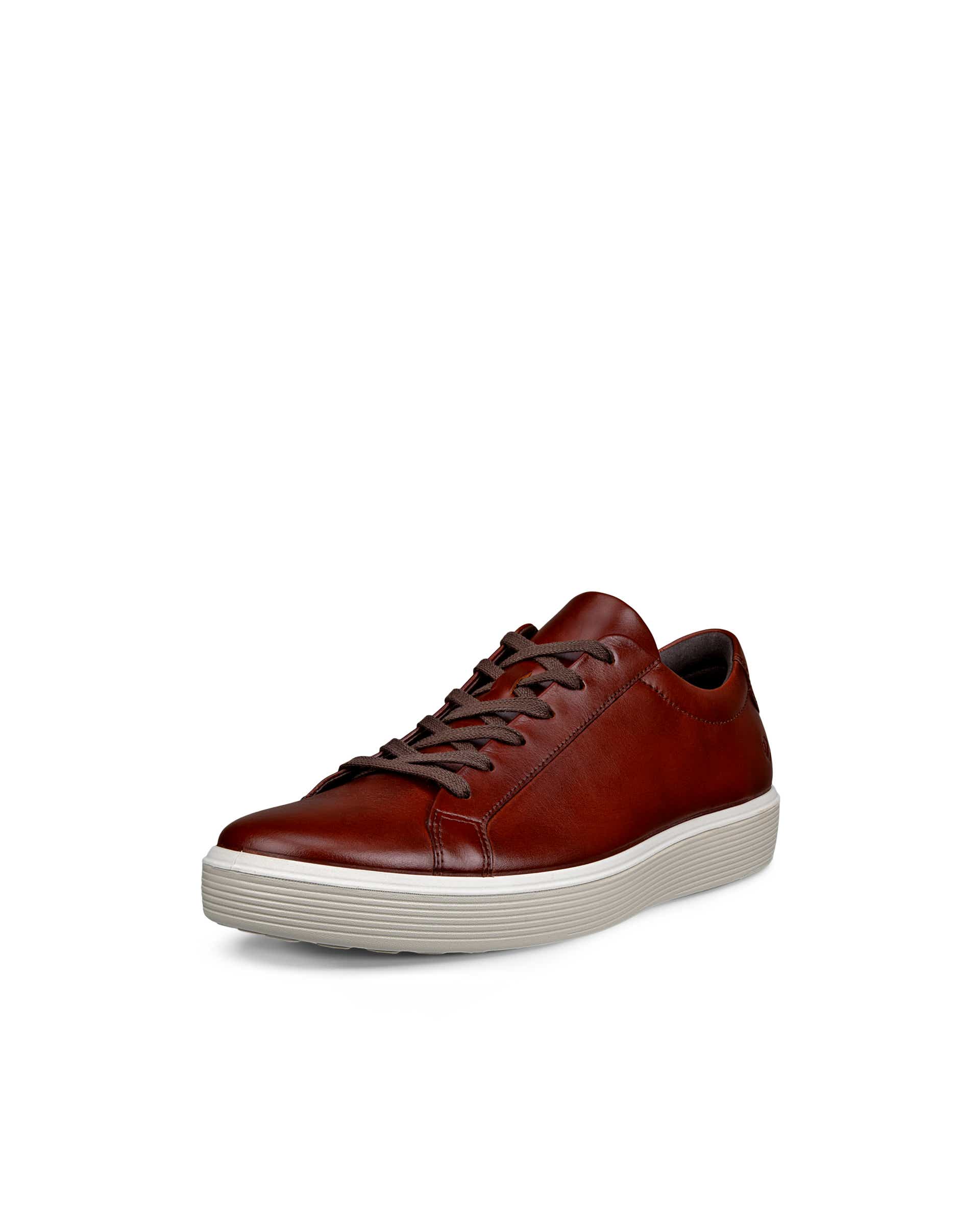 ECCO® SOFT 60 baskets en cuir pour homme - Brun - Main
