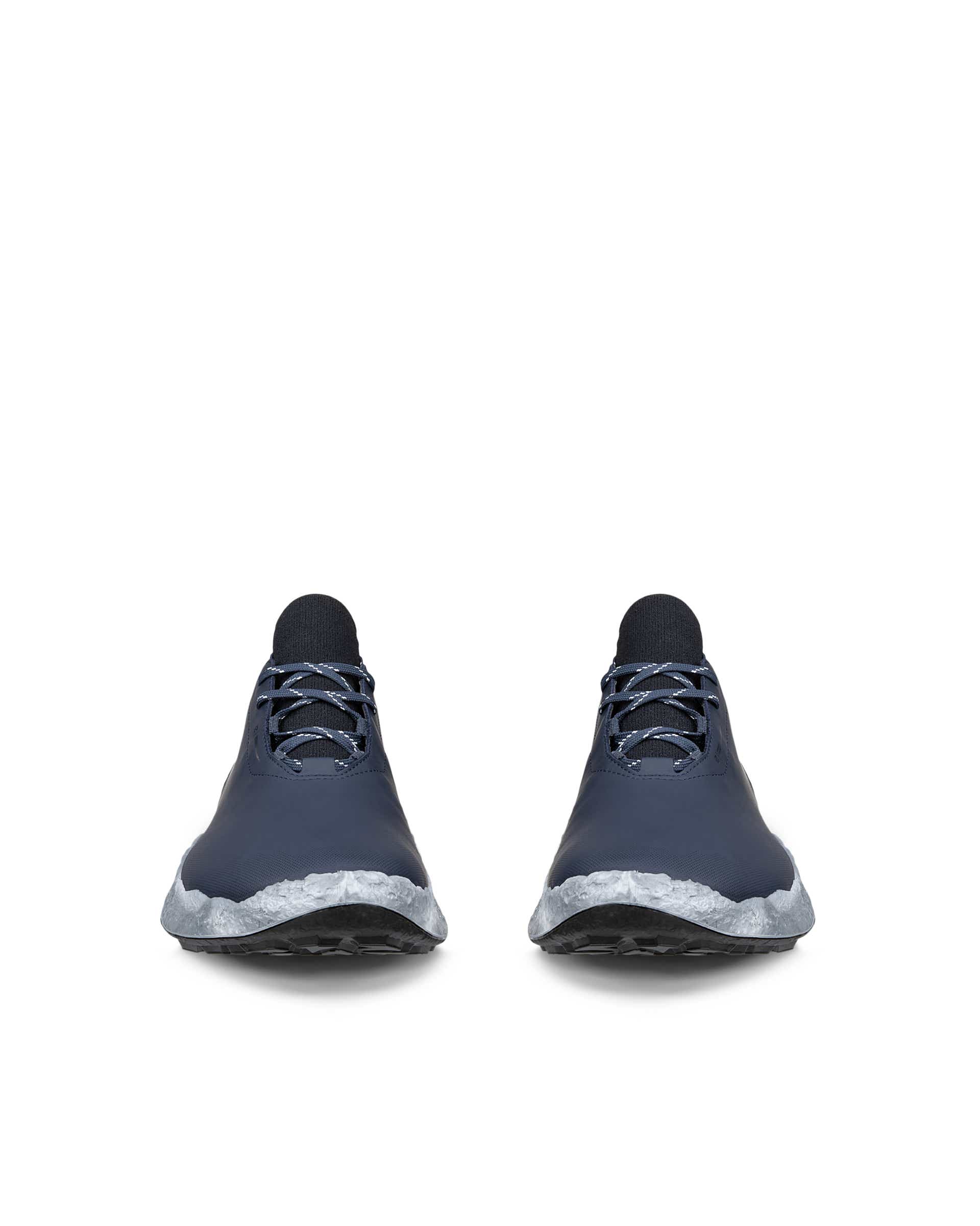 Sapatos golfe impermeáveis couro homem ECCO® GOLF BIOM H5 - Azul - Front pair