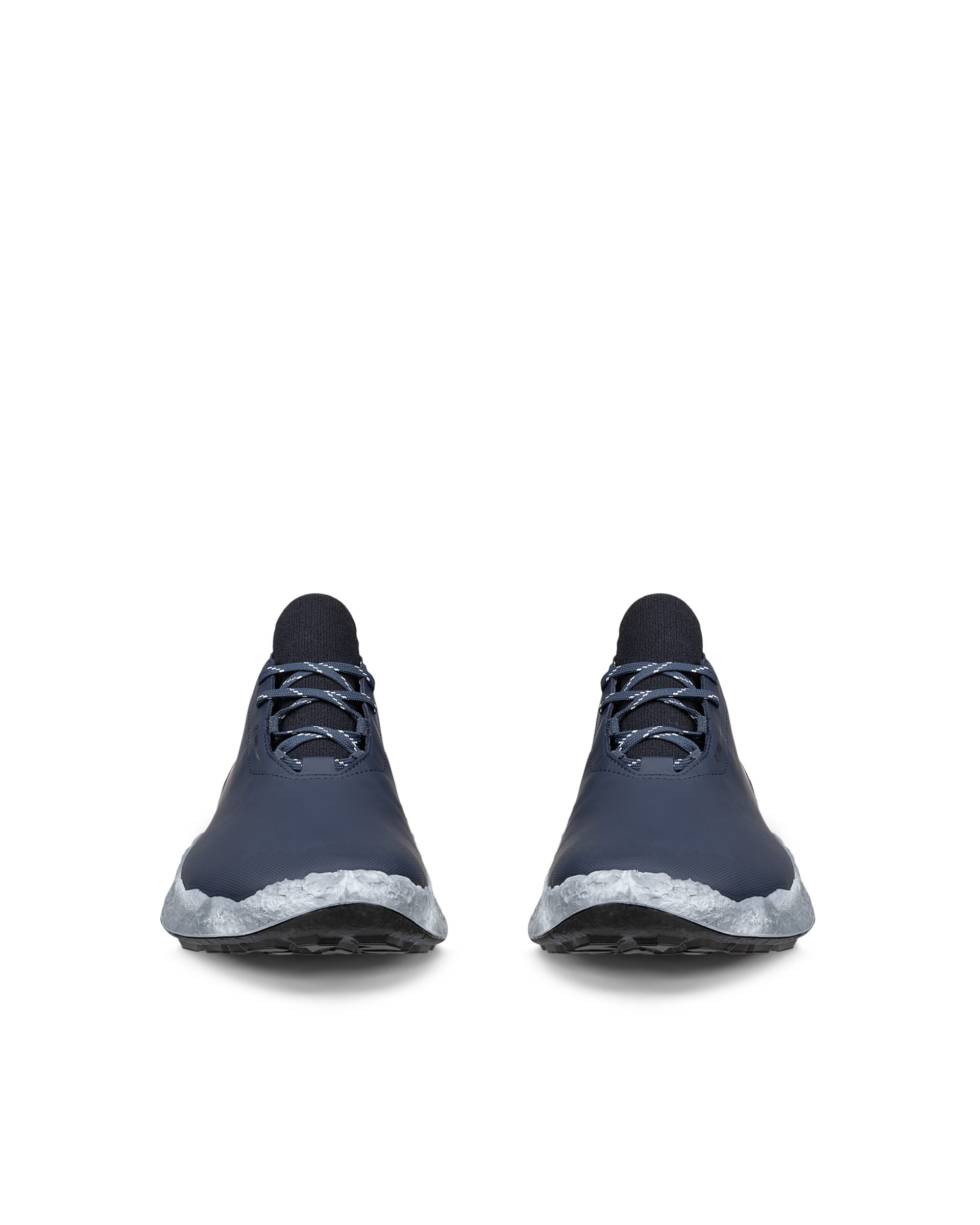 Sapatos golfe impermeáveis couro homem ECCO® GOLF BIOM H5 - Azul - Front pair