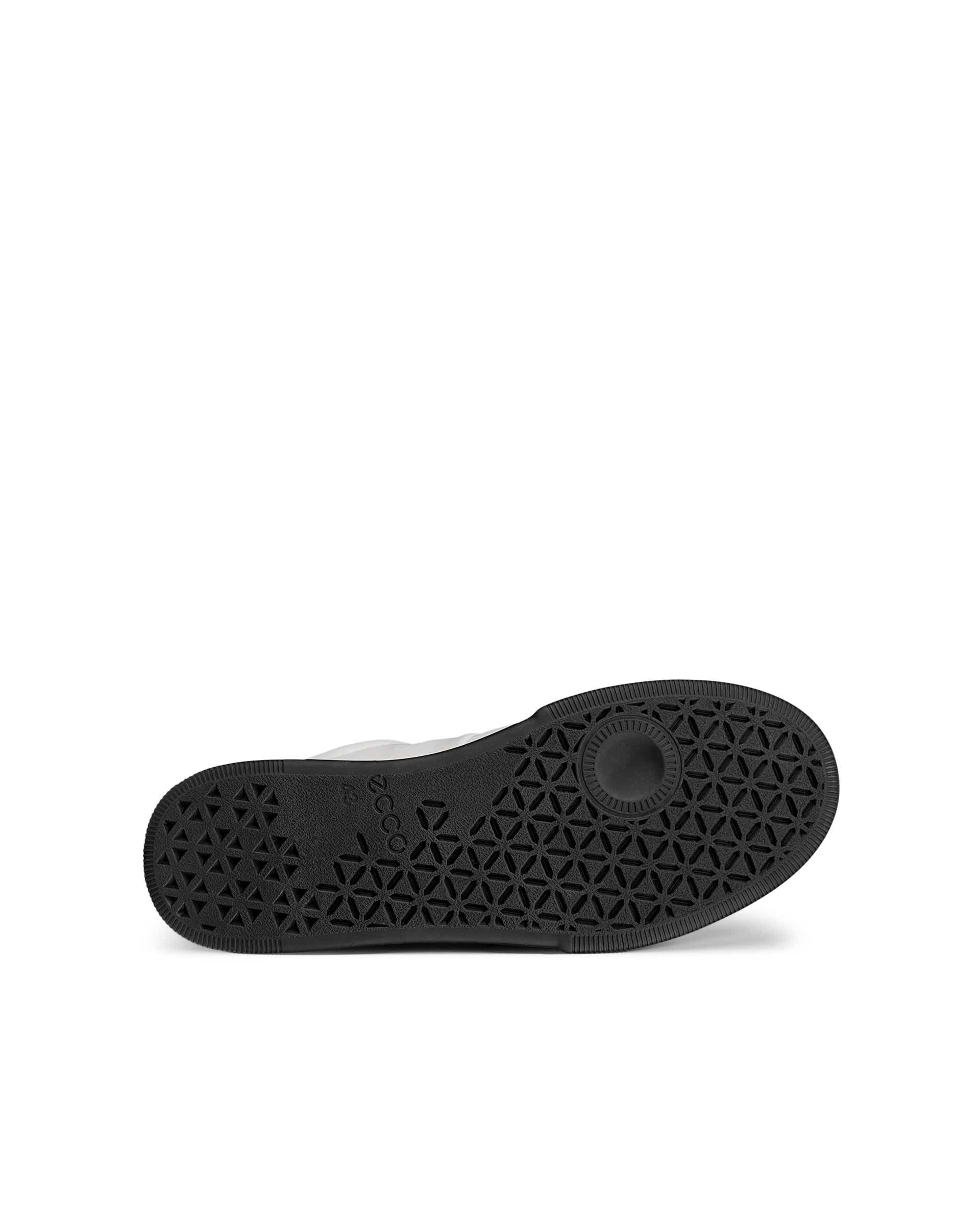 ECCO® STREET COURT baskets en cuir pour homme - Vert - Sole