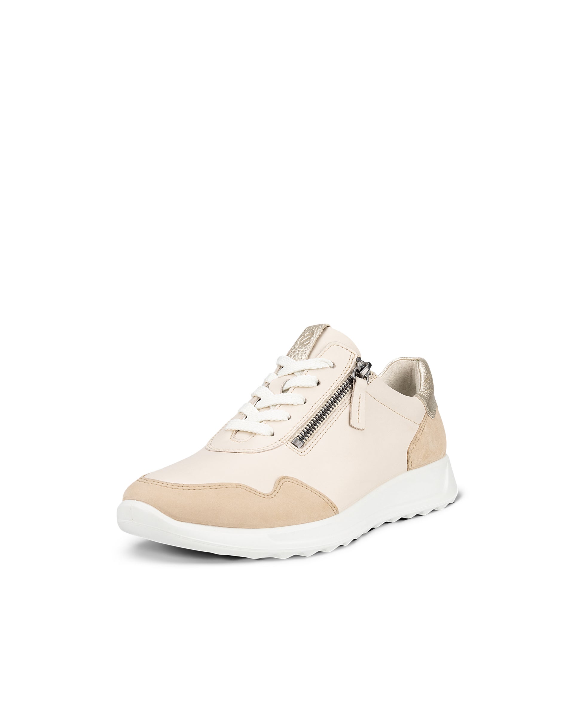 ECCO® Flexure Runner Damen Ledersneaker - Beige - Main