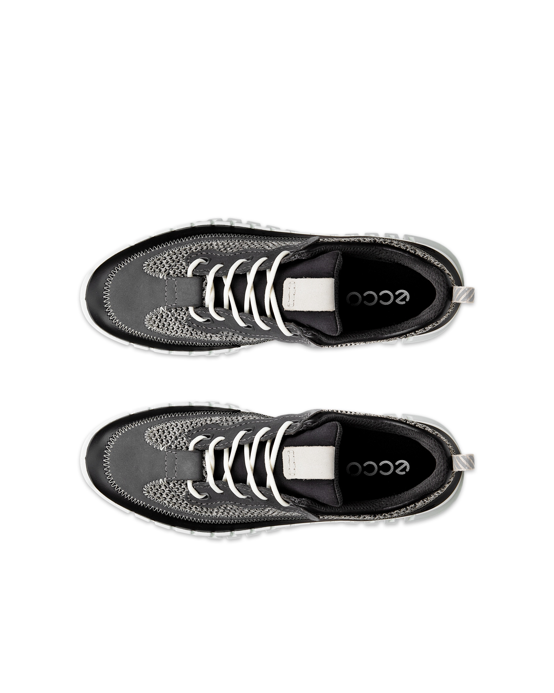 Dámské kožené tenisky ECCO® GRUUV - Černá - Top left pair