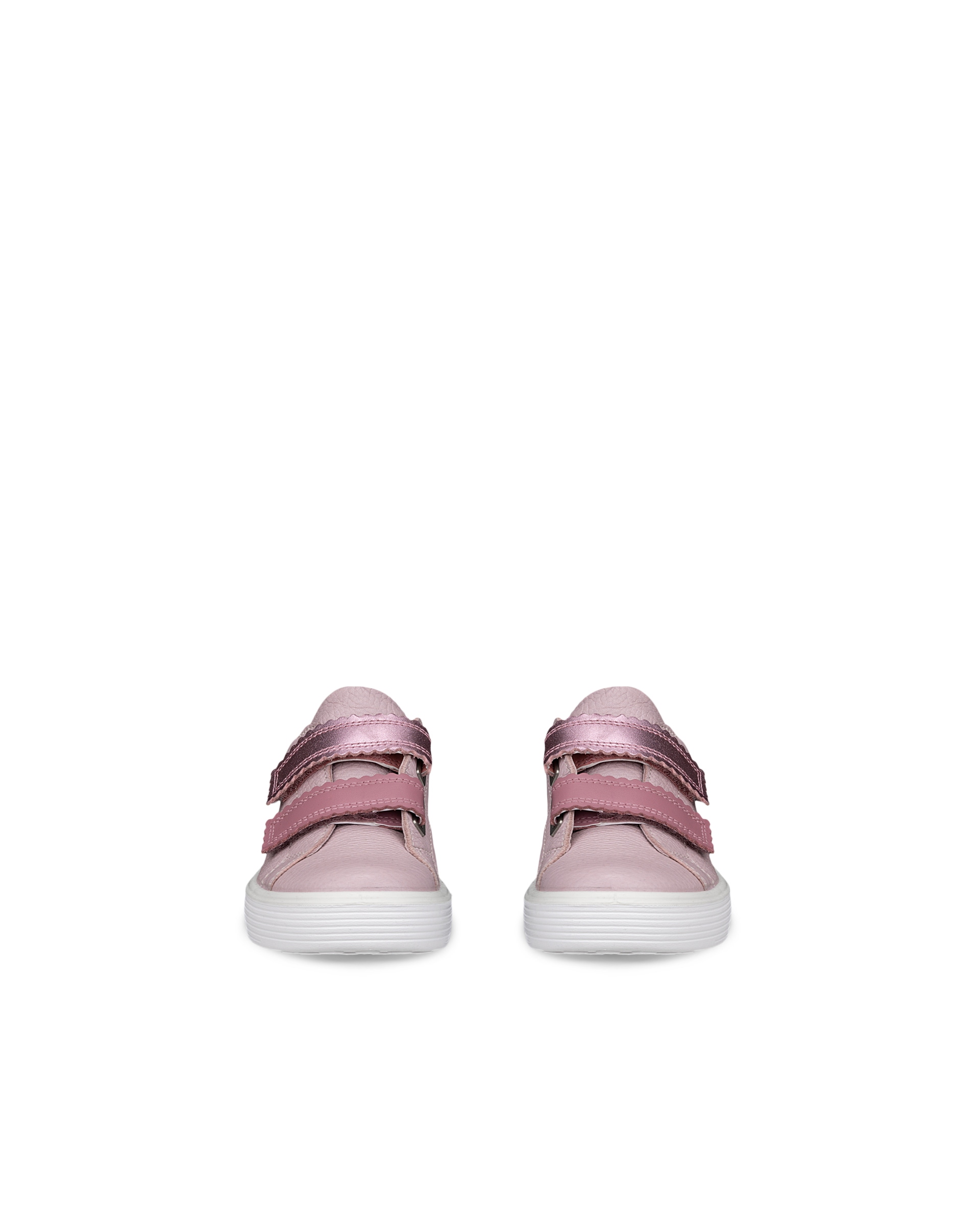 ECCO® SOFT 60 dječje kožne tenisice - Ružičasta - Front pair