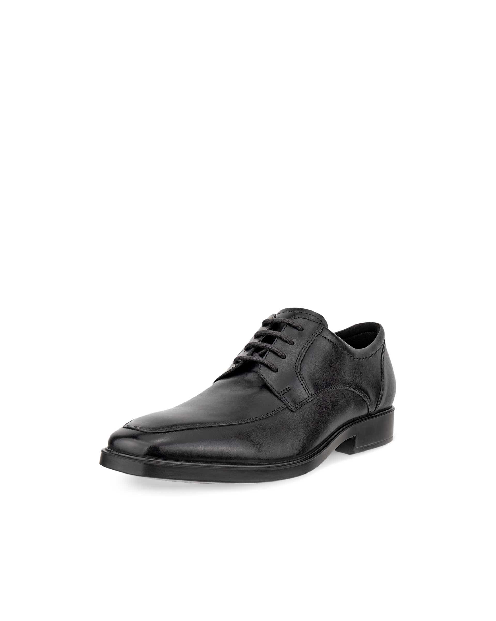Men's ECCO® Metropole Milan Leather Derby Shoe - Black - Main