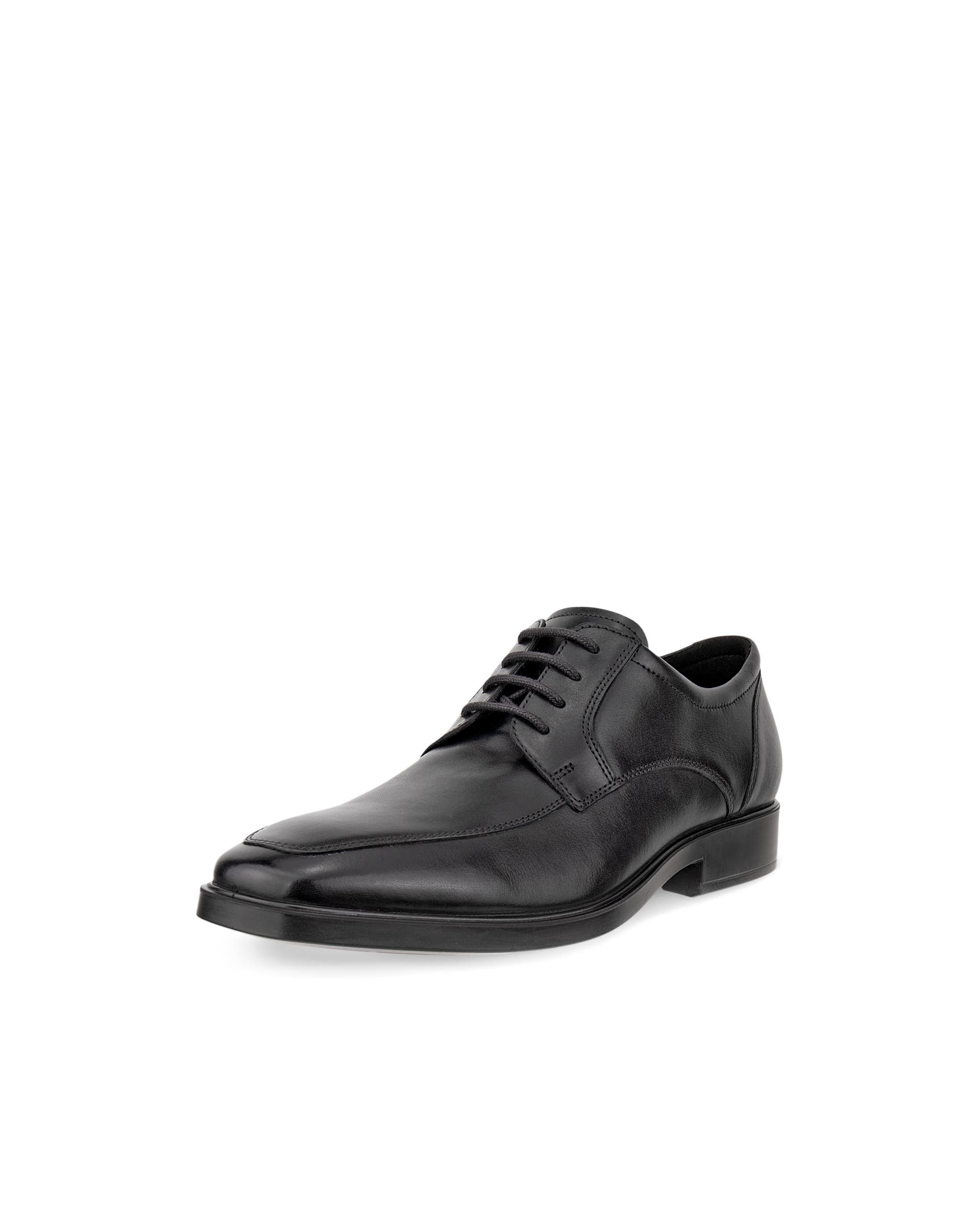 Men's ECCO® Metropole Milan Leather Derby Shoe - Black - Main