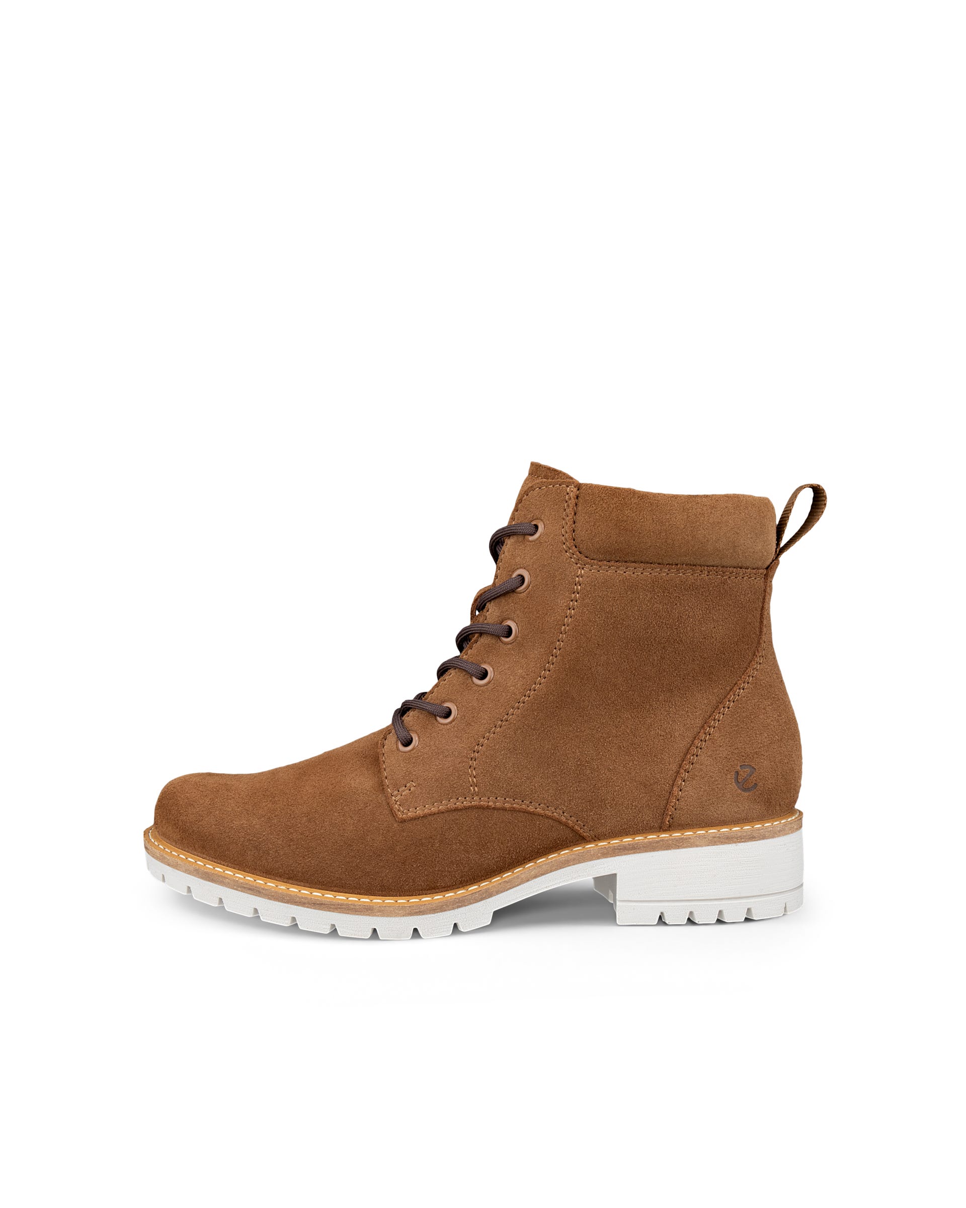 ECCO® METROPOLE VIENNA Damen Schnürstiefel aus Leder | Braun