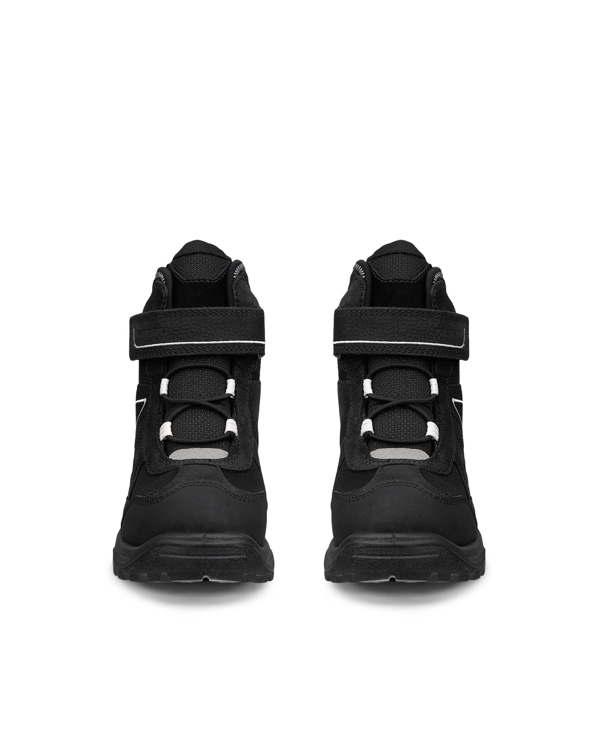 ECCO® SNOW MOUNTAIN Kinder Wasserdichte Winterstiefel aus Nubukleder - Schwarz - Outside
