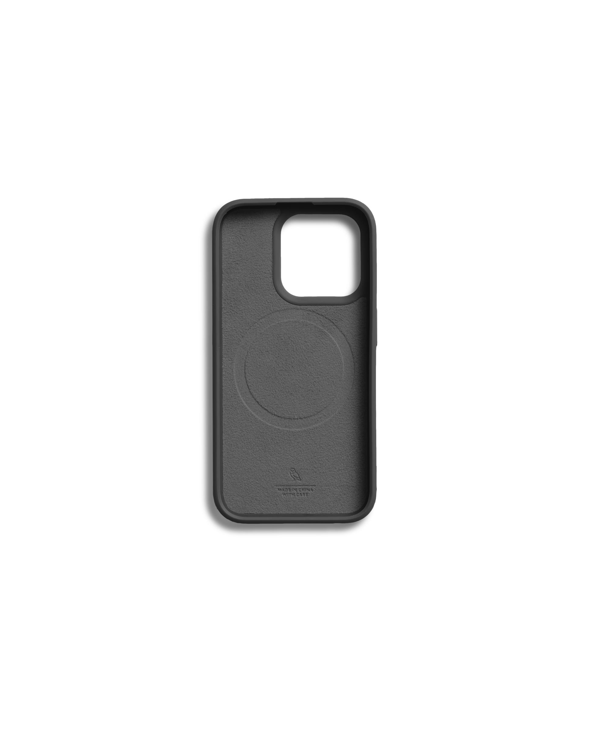ECCO X Bellroy Phone Case 15 Pro レザースマホケース - ブラック - Back