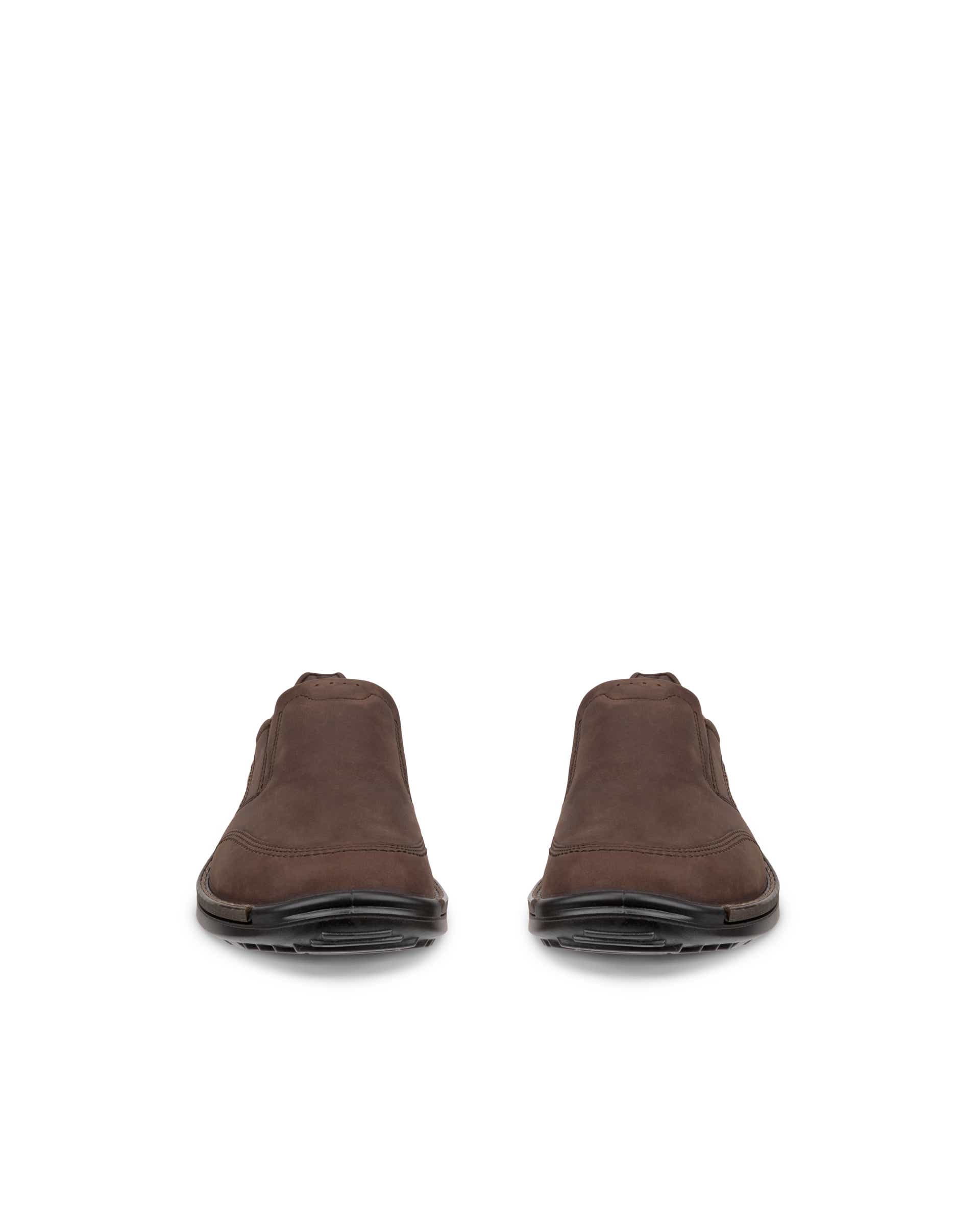 ECCO Men Fusion Slip-on Shoes - Brown - Front pair