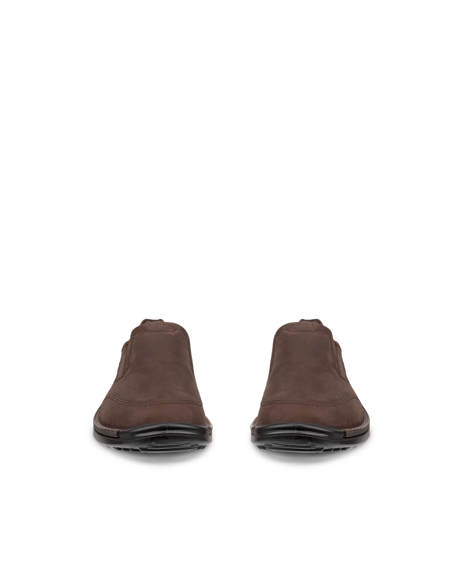 ECCO Men Fusion Slip-on Shoes - Brown - Front pair