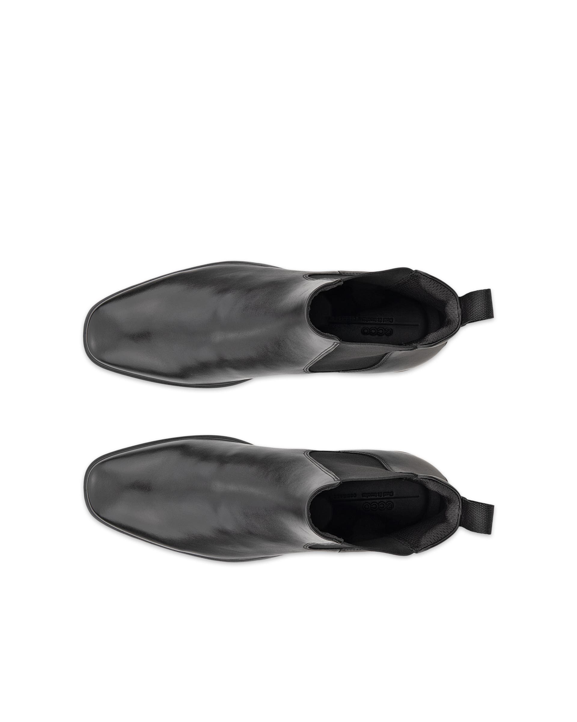 Men's ECCO® Metropole Milan Leather Chelsea Boot - Black - Top left pair