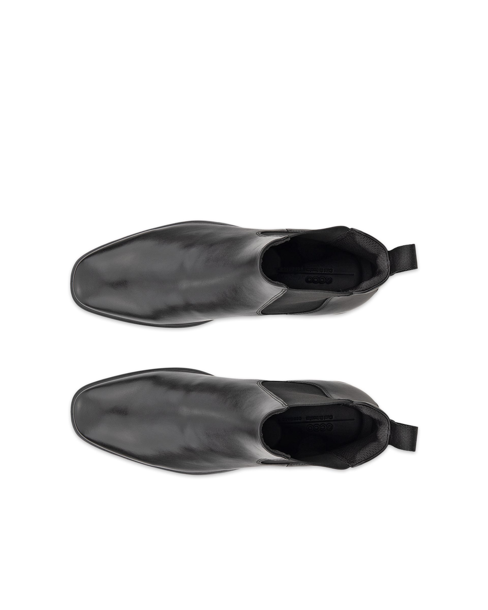 Men's ECCO® Metropole Milan Leather Chelsea Boot - Black - Top left pair