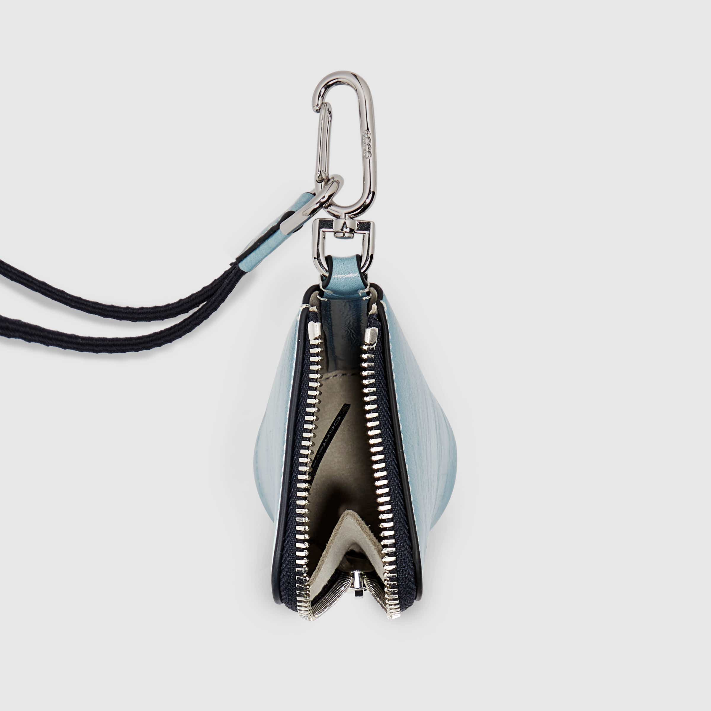 ECCO® Indigo Leather Pouch Bag - Blue - Birdeye