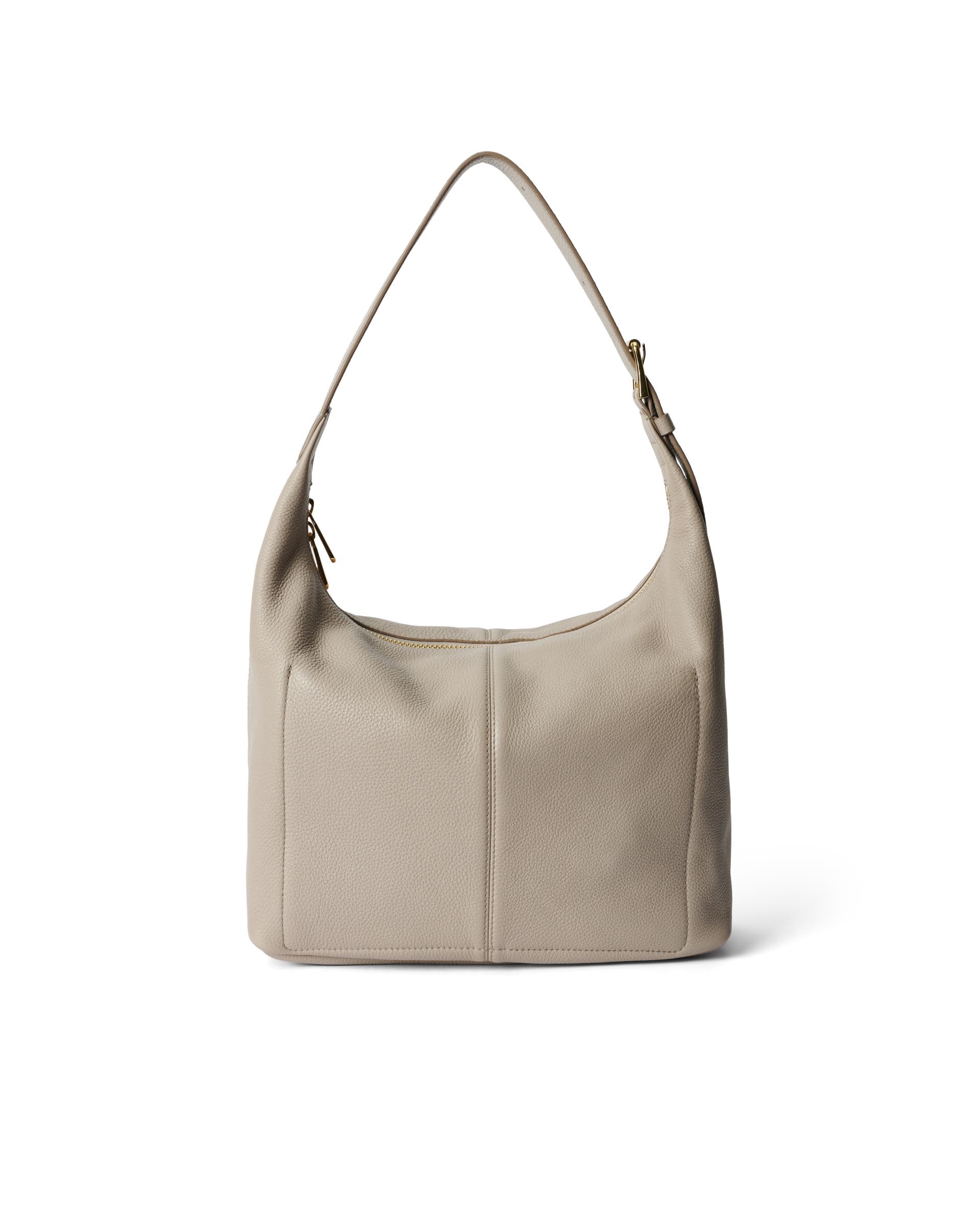 ECCO® Hobo Hobo-Tasche aus Leder - Beige - Back