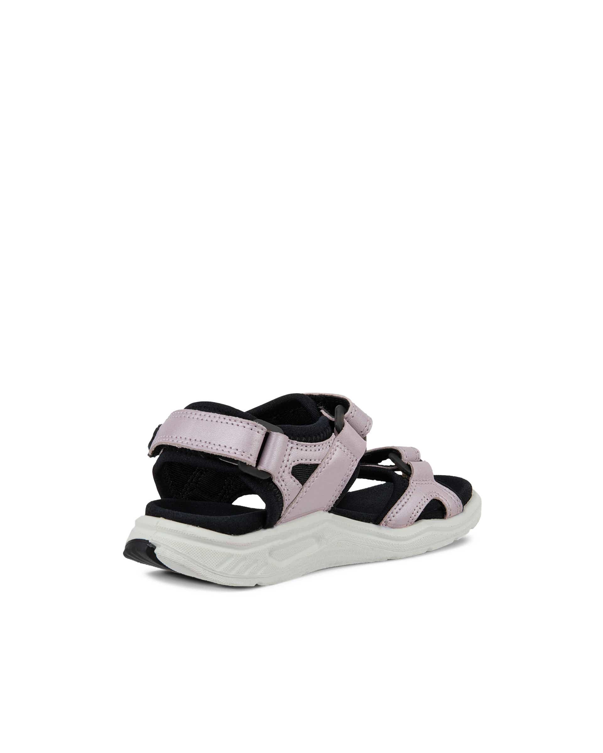 Dětské kožené outdoorové sandály ECCO® X-Trinsic - Růžová - Back