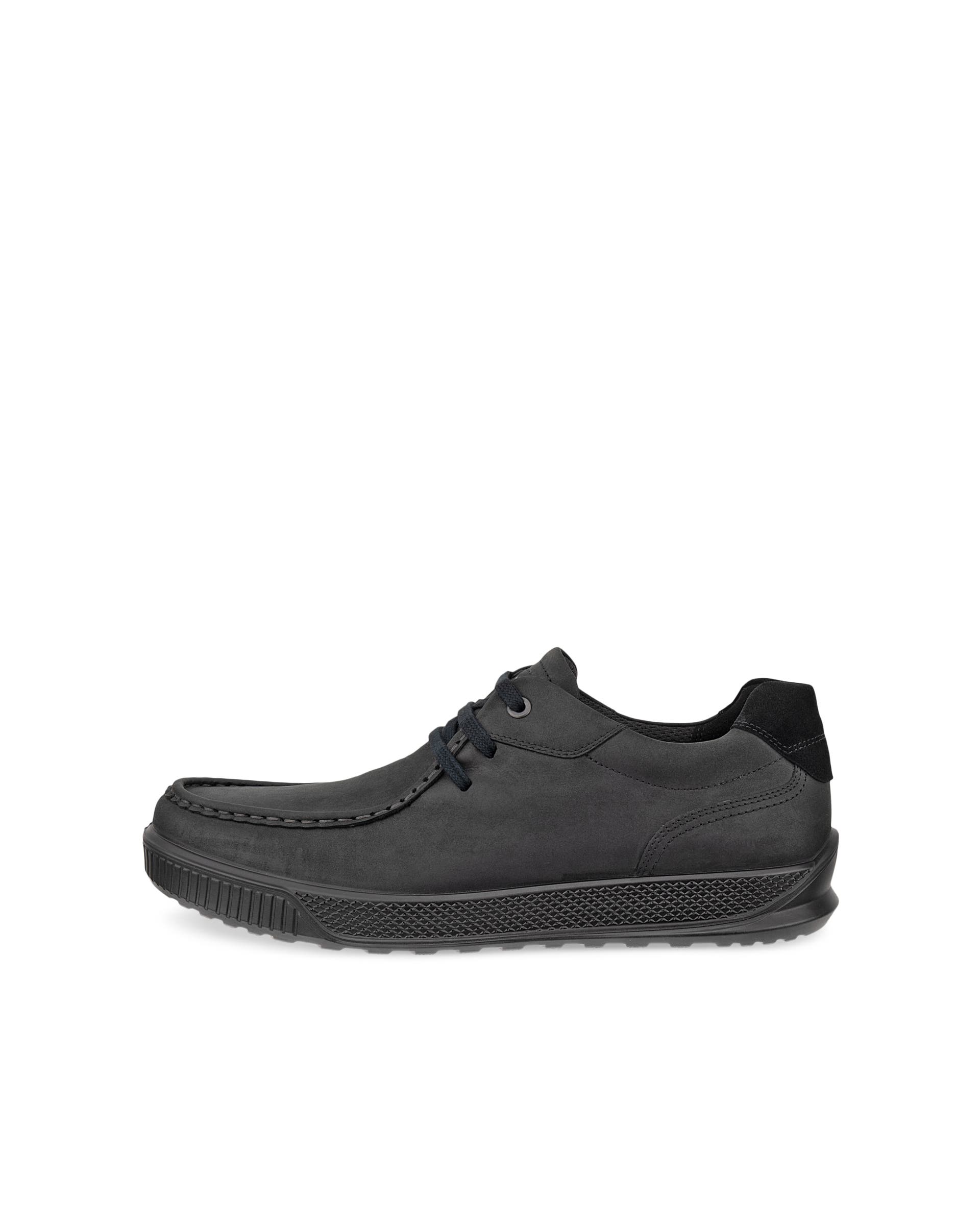 ECCO® BYWAY slip-on sko i nubuck til herrer - Sort - Outside