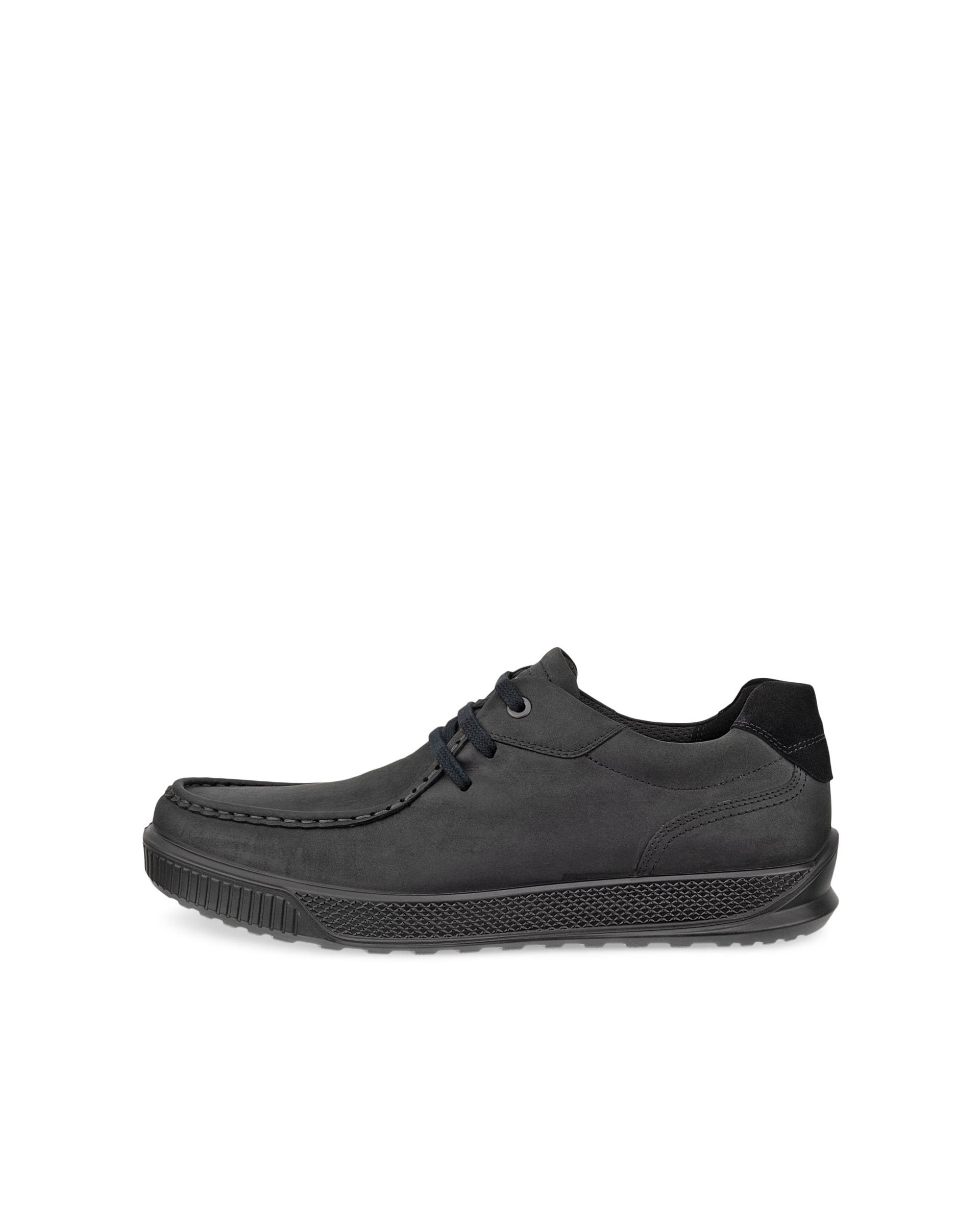 ECCO® BYWAY slip-on sko i nubuck til herrer - Sort - Outside
